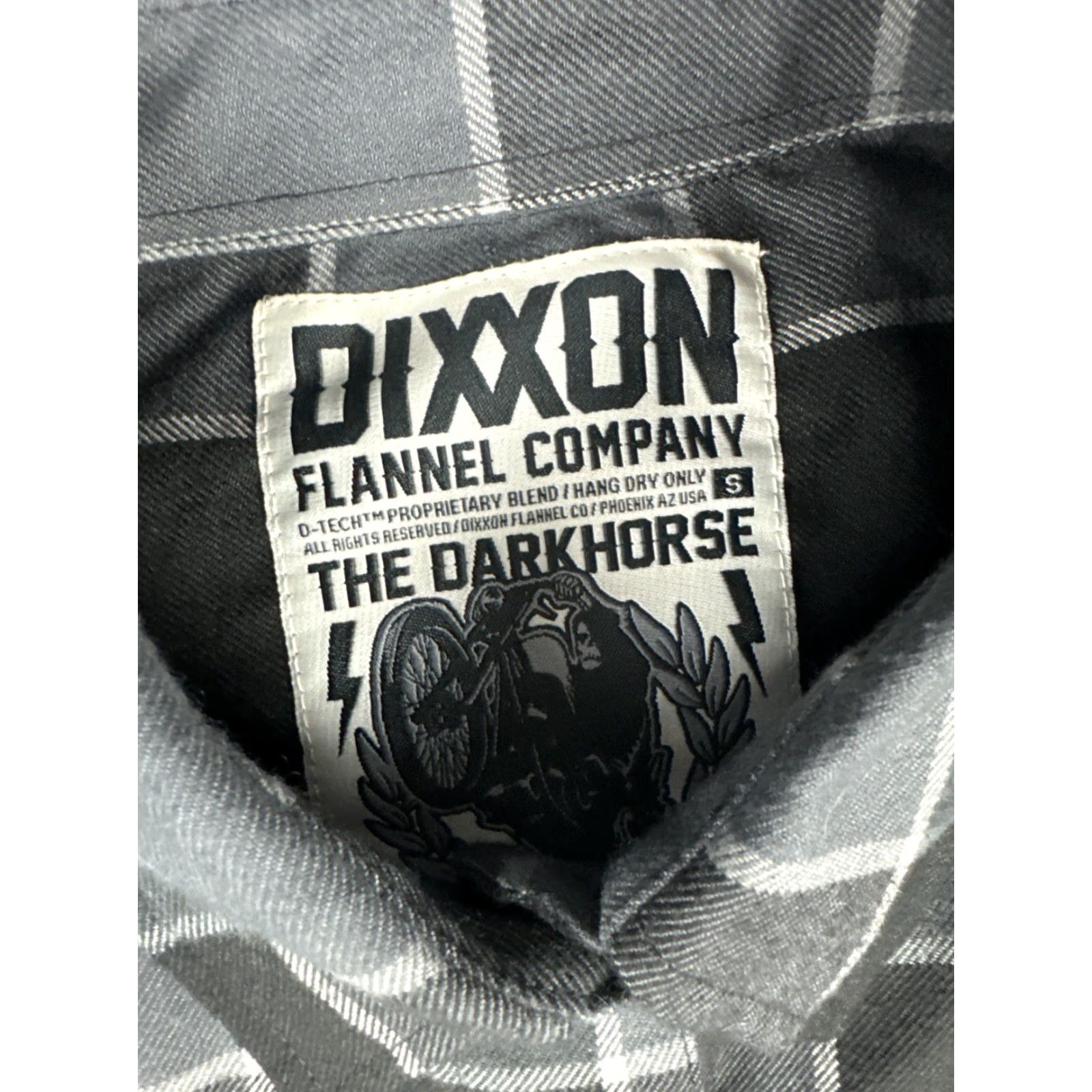 CO VINTAGE Dixxon Flannel Co The Darkhorse Plaid Shirt Women’s Sz S Small Black Gray Size S / US 4 / IT 40 - 3 Thumbnail
