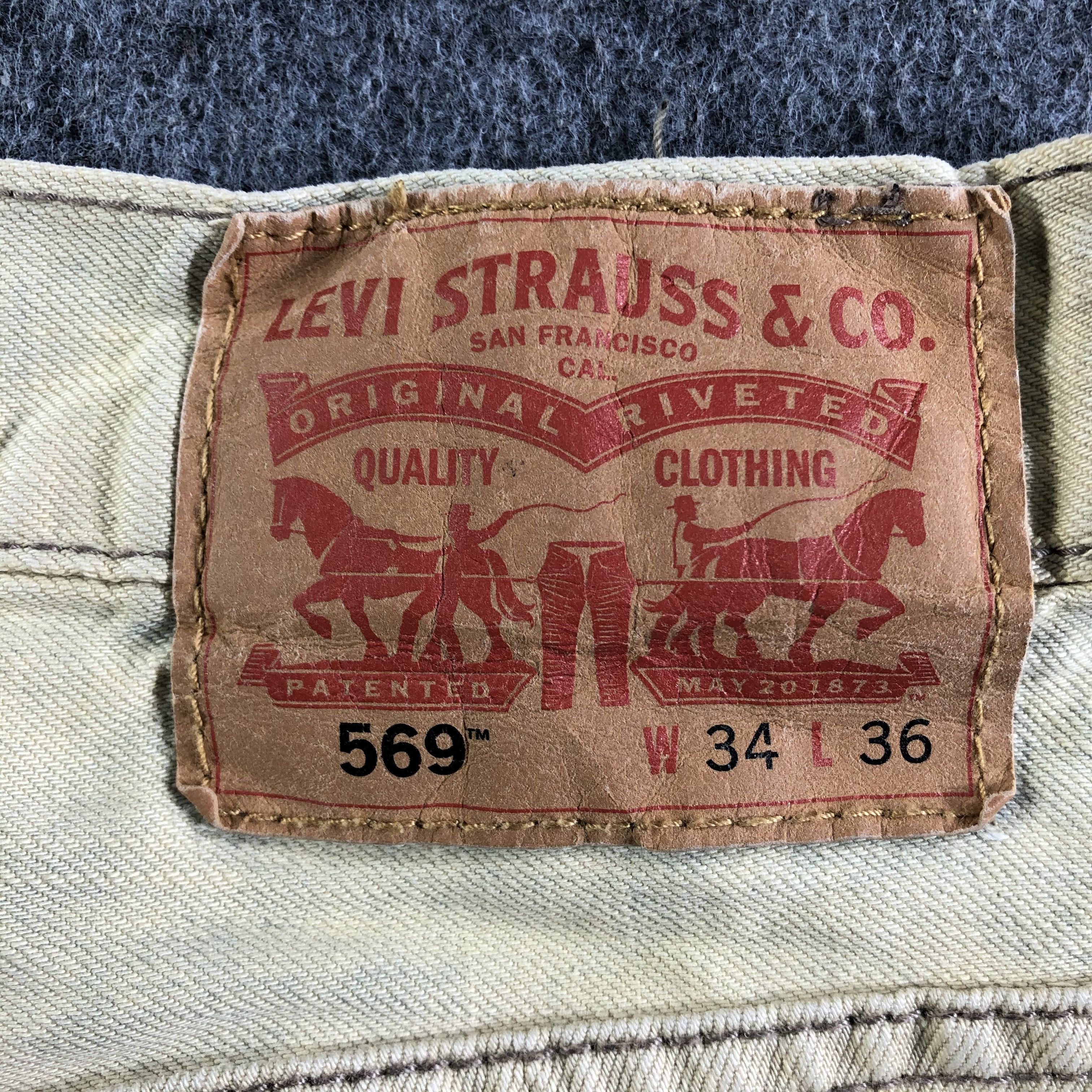 Levi's Vintage Light Wash Levis 569 Jeans-J4464 Size US 36 / EU 52 - 5 Thumbnail