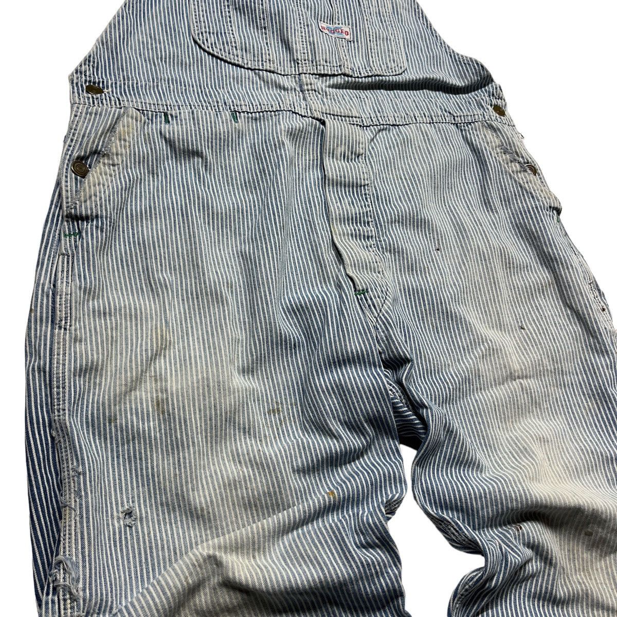 60s Rugged Brand Pinstripe Overalls