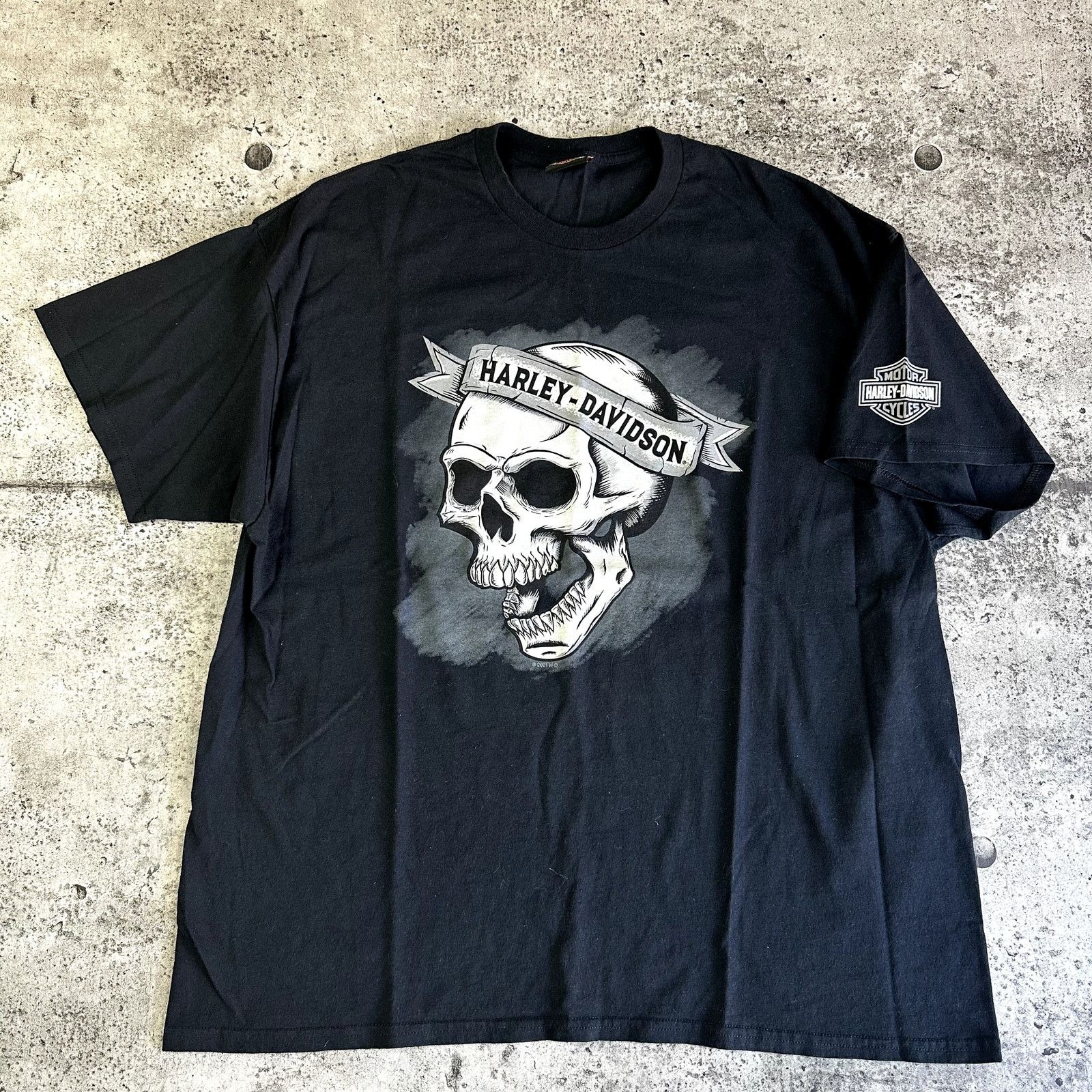 Harley Davidson Y2K Harley Davidson Shirt Skulls Print Size XXL Size US XL / EU 56 / 4 - 1 Thumbnail