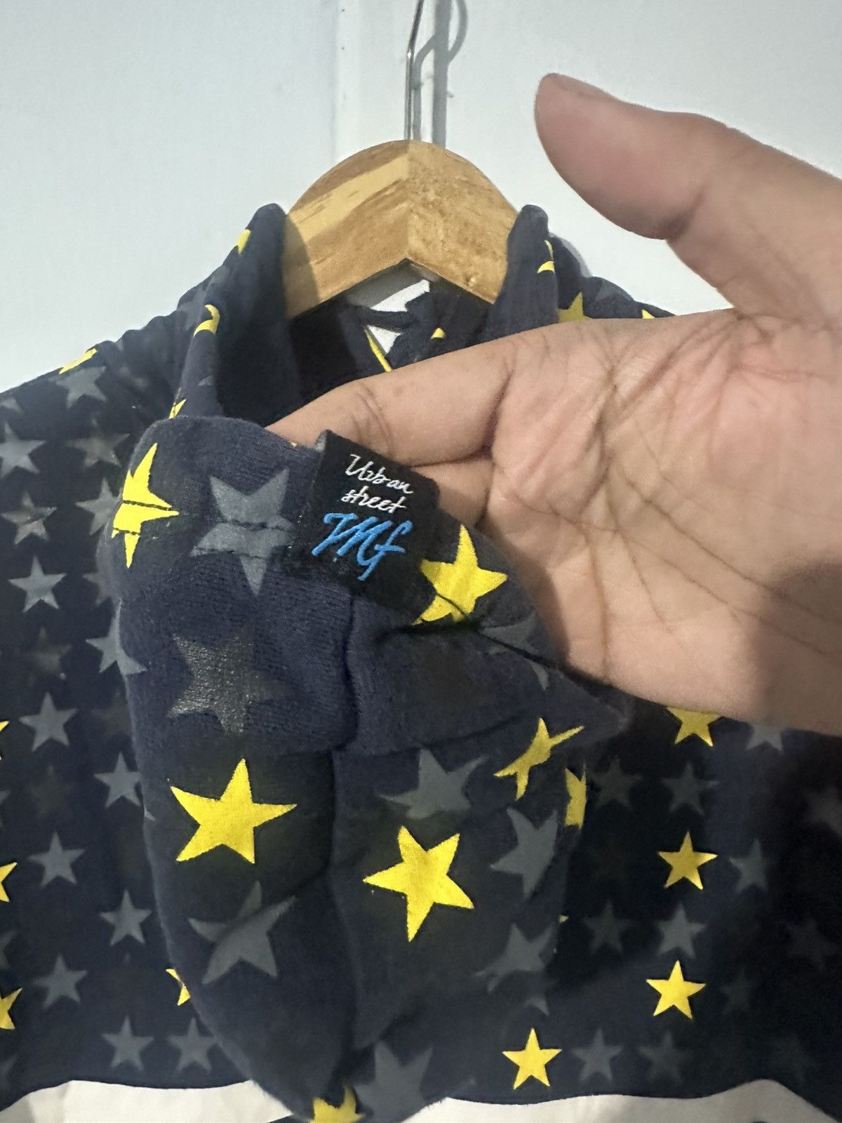 Hysteric Glamour RARE Y2K ALL OF PRINT STARS HOODIE FROM MAJAH FLAVA Size US M / EU 48-50 / 2 - 8 Thumbnail