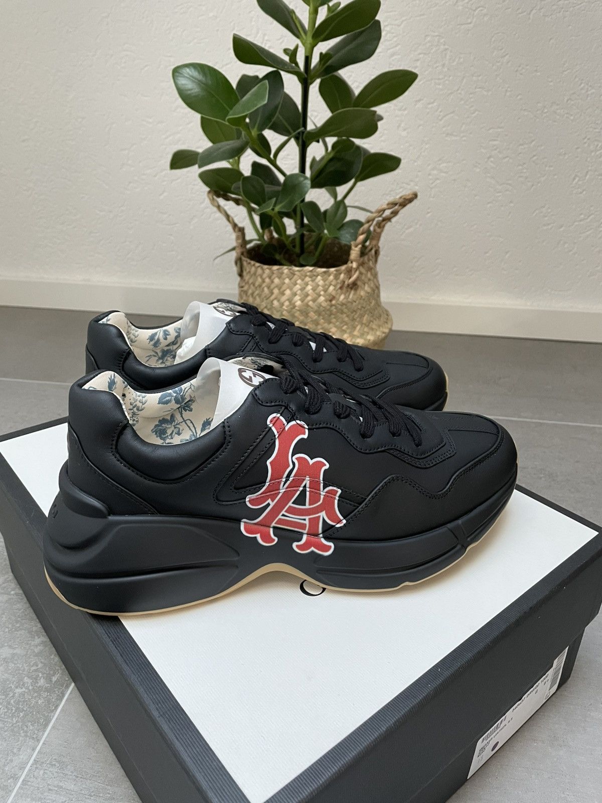 Gucci × New York Yankees Gucci Men’s Rhyton Sneaker “LA Angels” Size US 8.5 / EU 41-42 - 2 Thumbnail