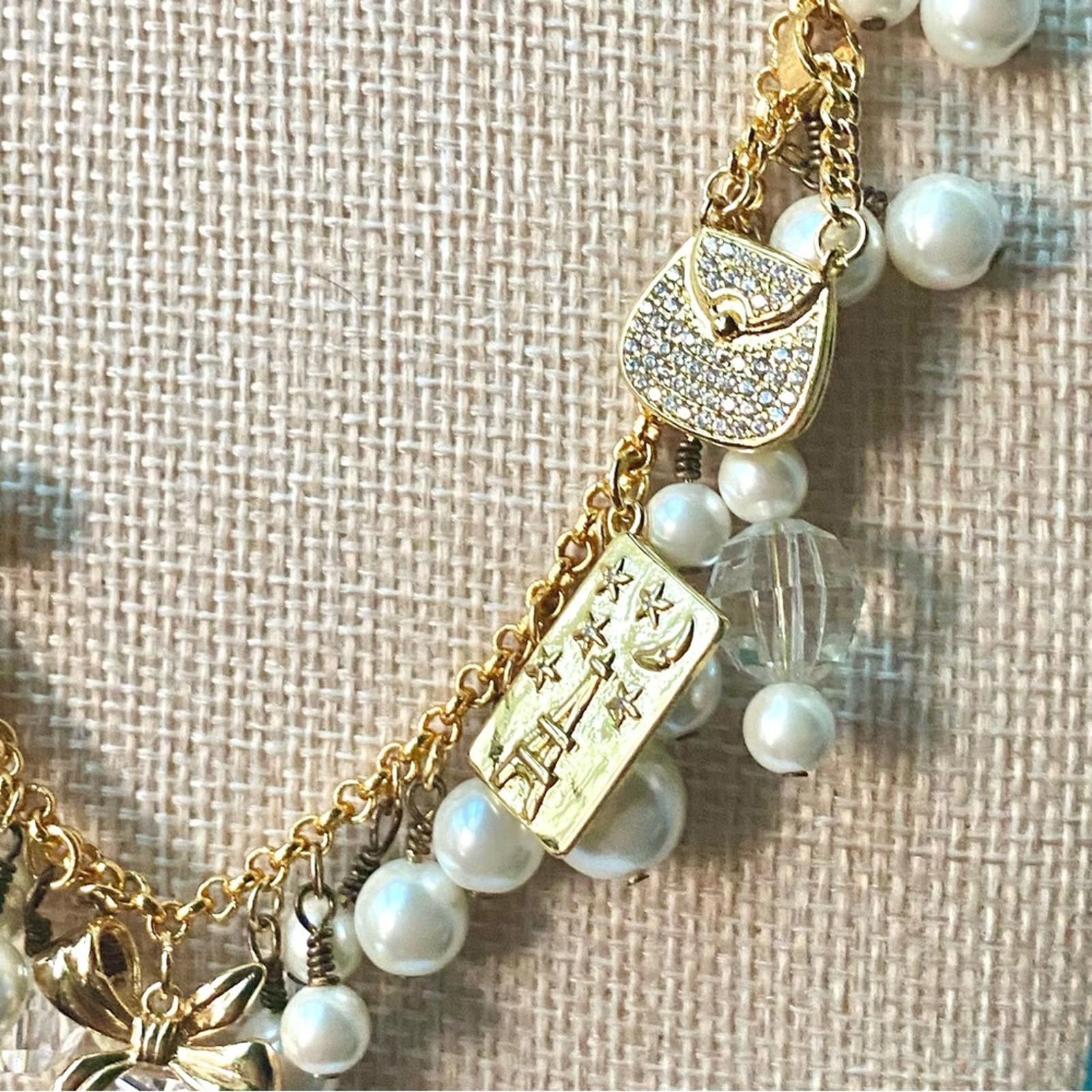 Other LilyLilyL Charming Gold Tone Charms Statement Necklace Size ONE SIZE - 4 Thumbnail