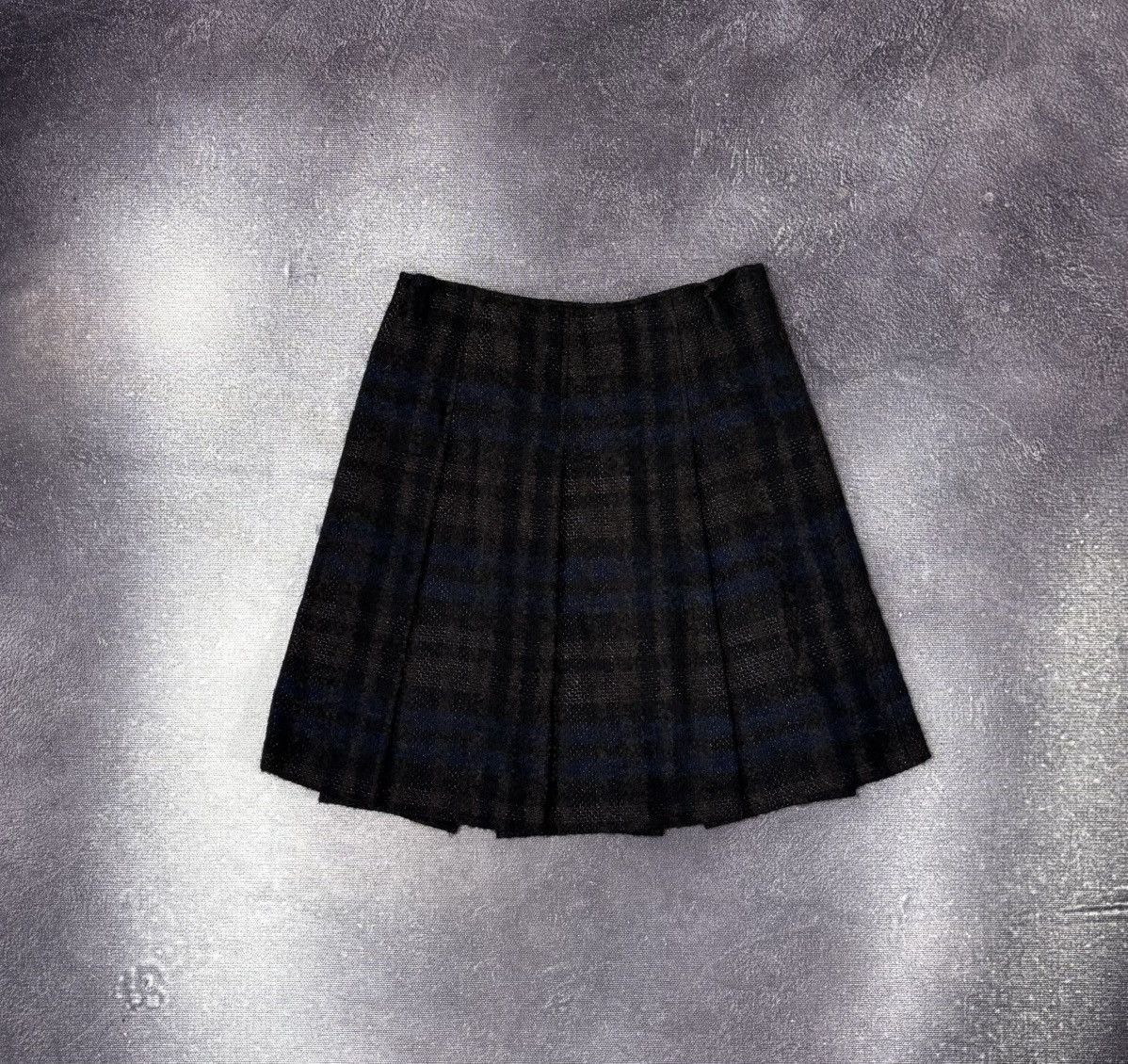 Weekend Max Mara Max Mara Weekend Women’s Plaid Wool Flared A-Line Skirt Size 34" / US 12 / IT 48 - 1 Thumbnail