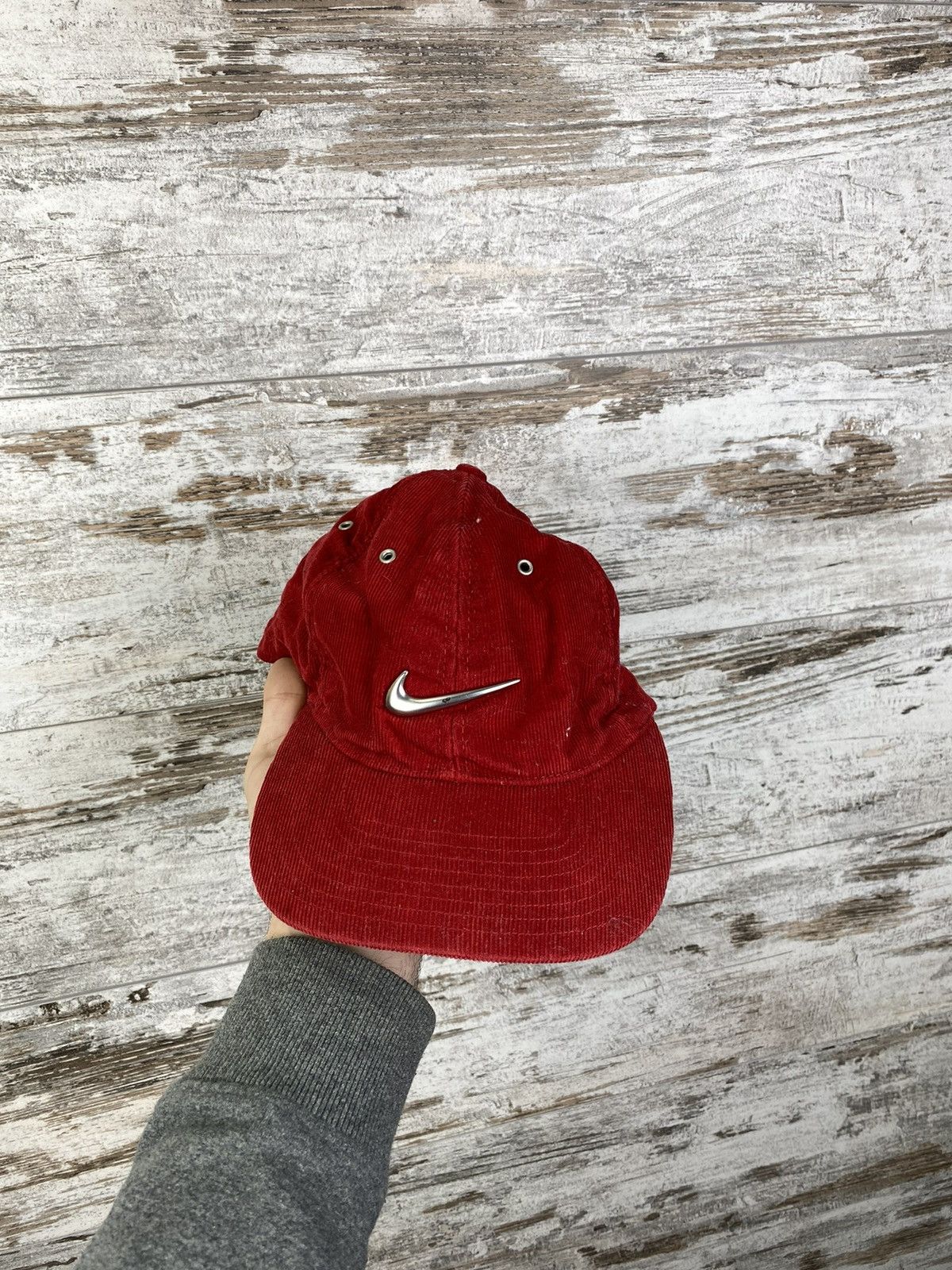 Nike × Vintage Mens Vintage Nike big logo hats cap hat y2k rare swoosh acg Size ONE SIZE - 1 Thumbnail