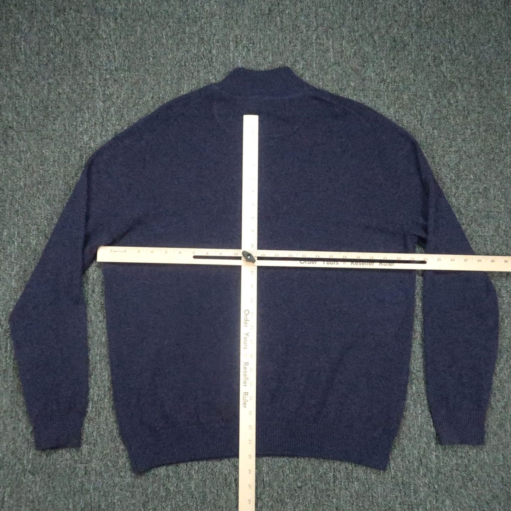 Neiman Marcus VINTAGE Neiman Marcus Sweater Mens L Purple Quarter Zip 100% Cashmere Knit Jumper Size US L / EU 52-54 / 3 - 4 Thumbnail