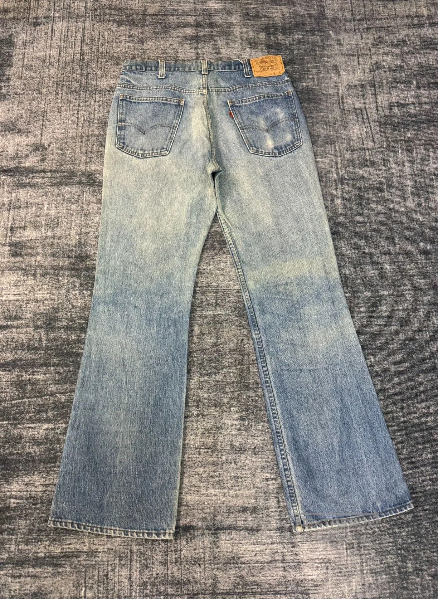 Levi's Vintage Levis 517 80s USA Washed Blue Jeans. Size US 33 - 5 Thumbnail