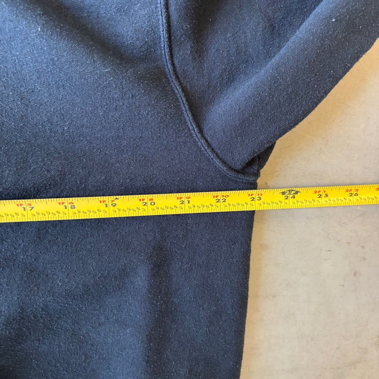 Fruit Of The Loom y2k black faded blank zip up jacket Size US L / EU 52-54 / 3 - 2 Thumbnail