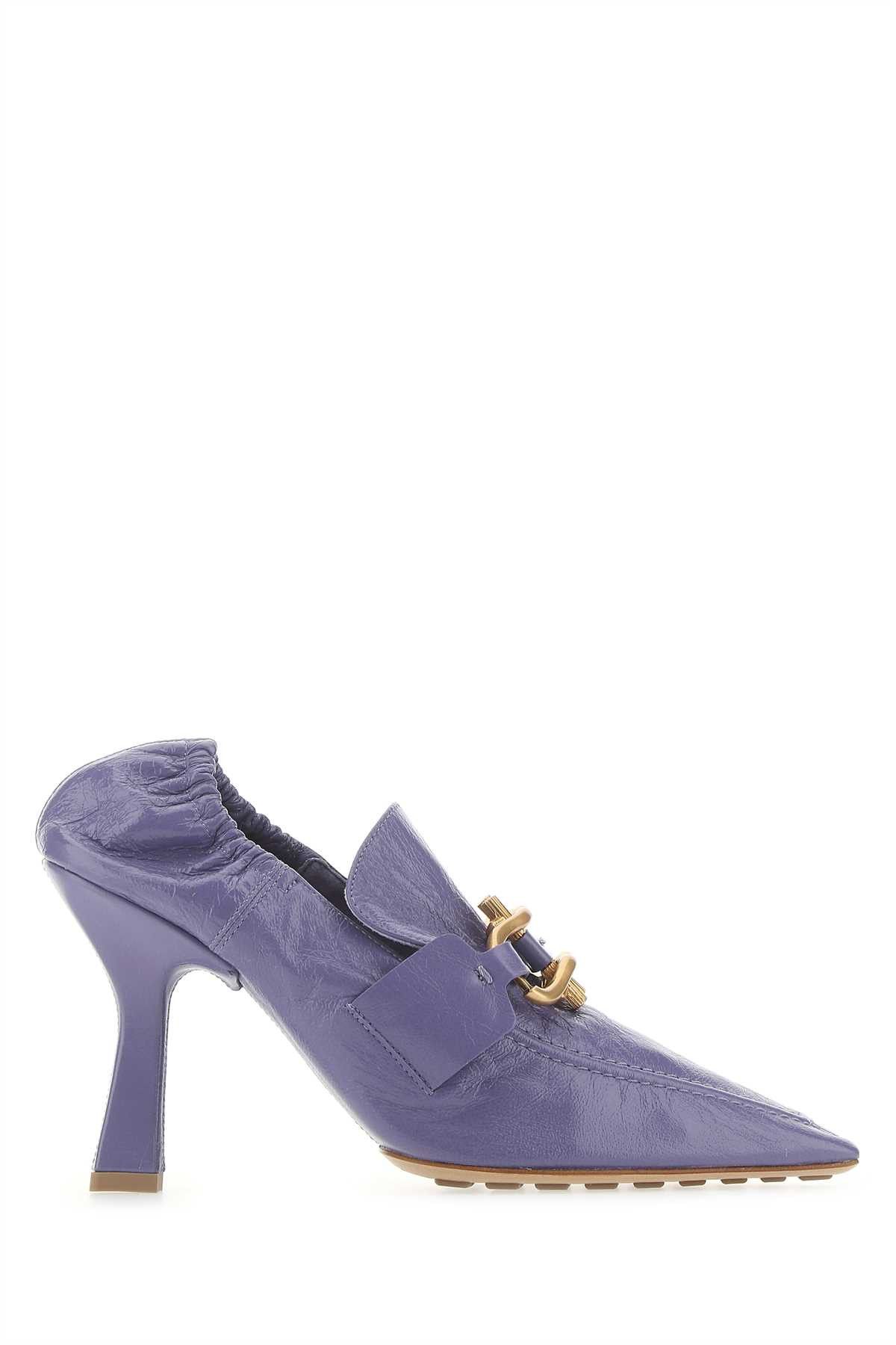 Bottega Veneta Lilac Nappa Leather Madame Pumps Size US 10 / IT 40 - 1 Thumbnail
