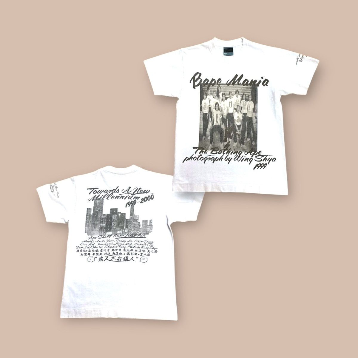 Bape RARE Vintage 1999 Bape Mania Hong Kong Grand Opening Tees Size US S / EU 44-46 / 1 - 1 Thumbnail
