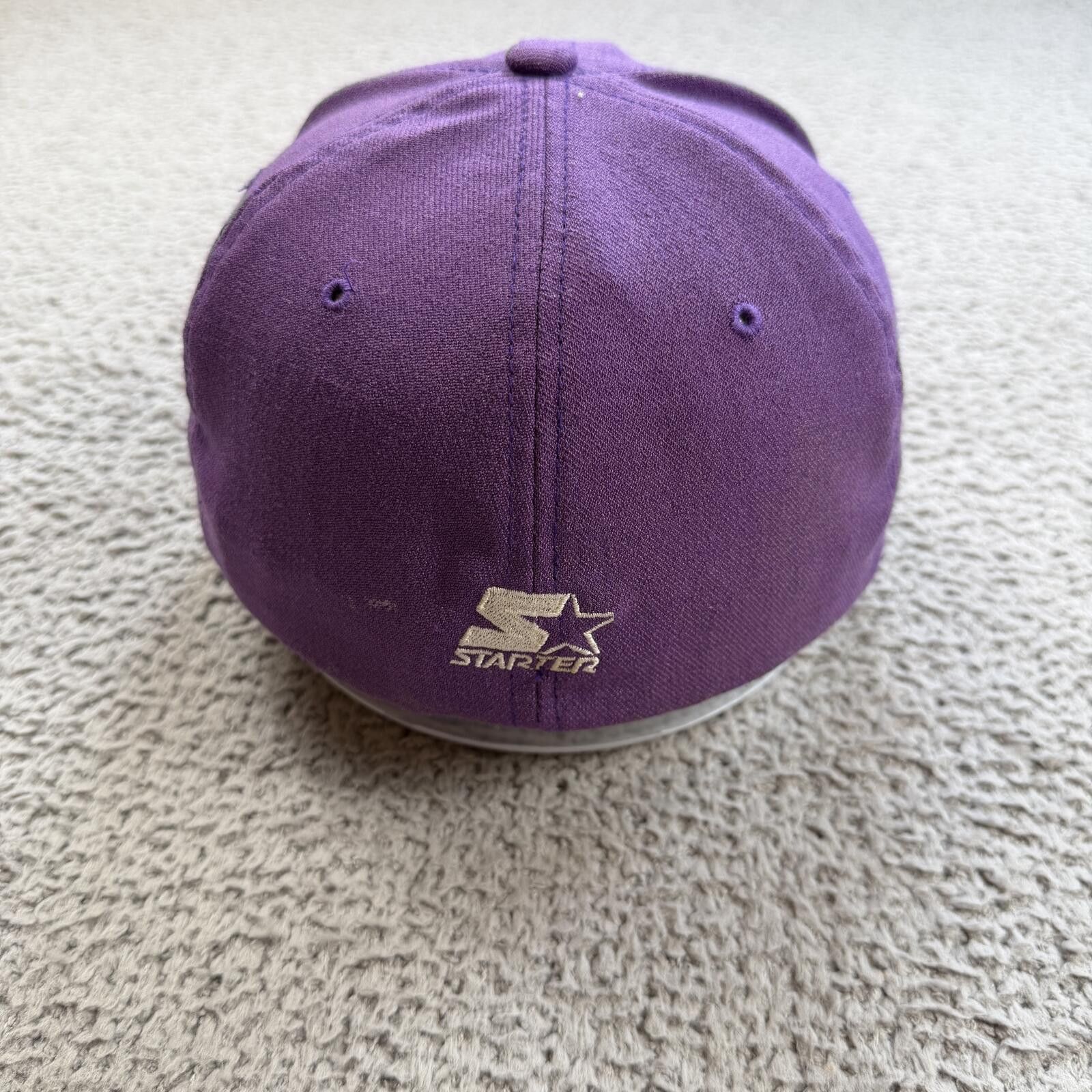 Starter Vintage 90s Minnesota Vikings Starter Pro Hat NFL 7 7 1/4 Size ONE SIZE - 3 Thumbnail