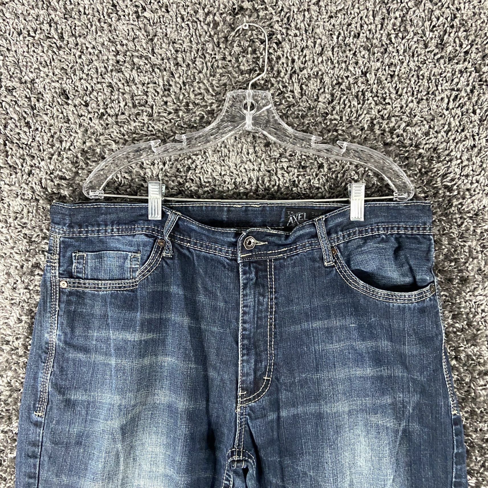 Vintage VINTAGE Axel Jeans T. K. Axel Treadwell Relaxed Straight Jeans Adult Men 38x31 Blue Size US 38 / EU 54 - 5 Thumbnail