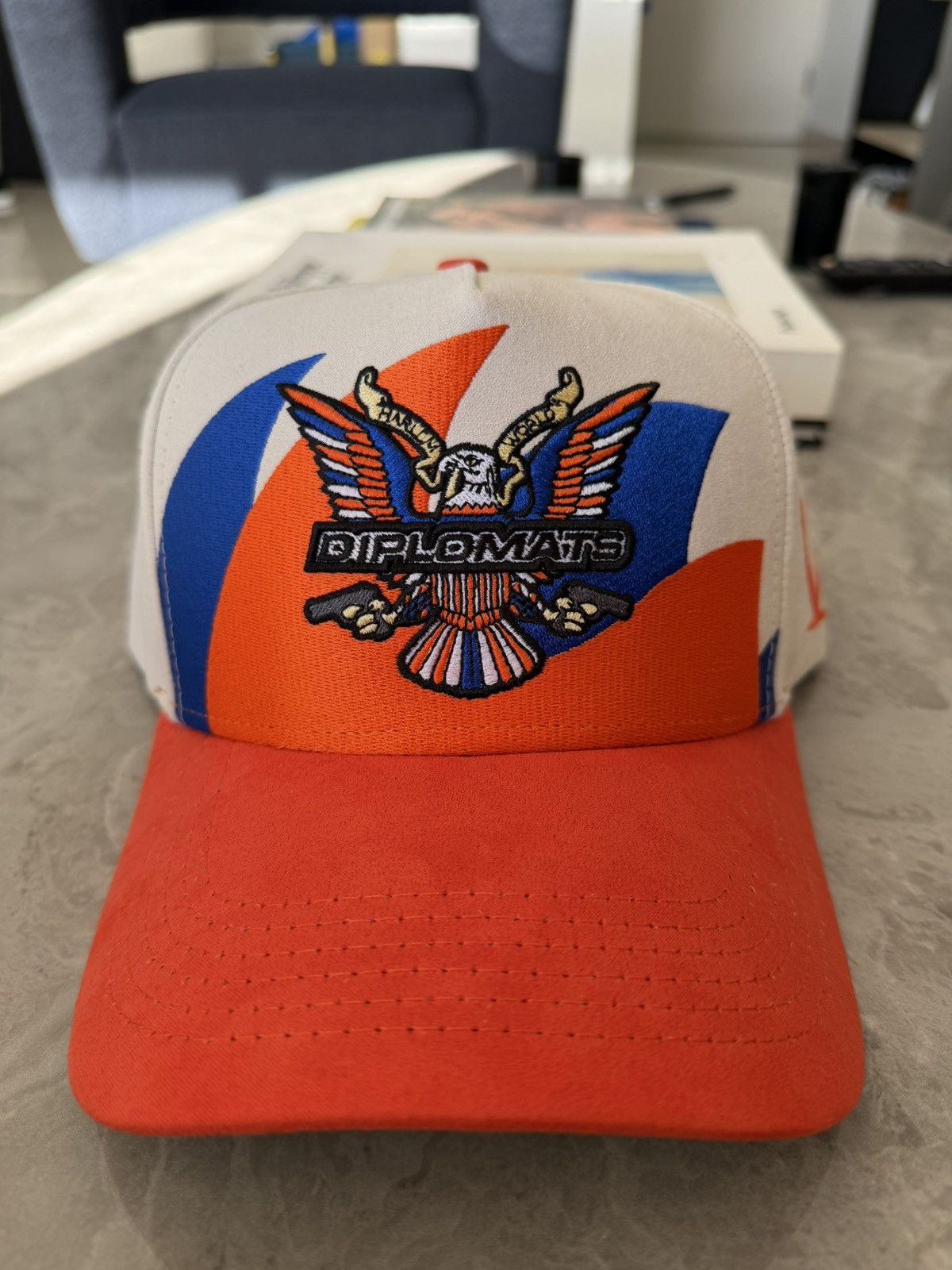Dipset DIPSET “WAVE “ KNICKS BLUE/ORANGE(OFFICIAL COLLAB) Size ONE SIZE - 1 Thumbnail