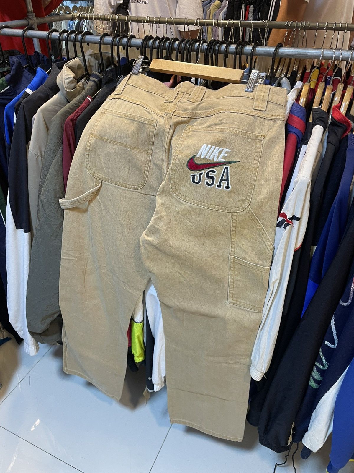 Nike Vintage Nike Carpenter Pants Size US 34 / EU 50 - 1 Thumbnail