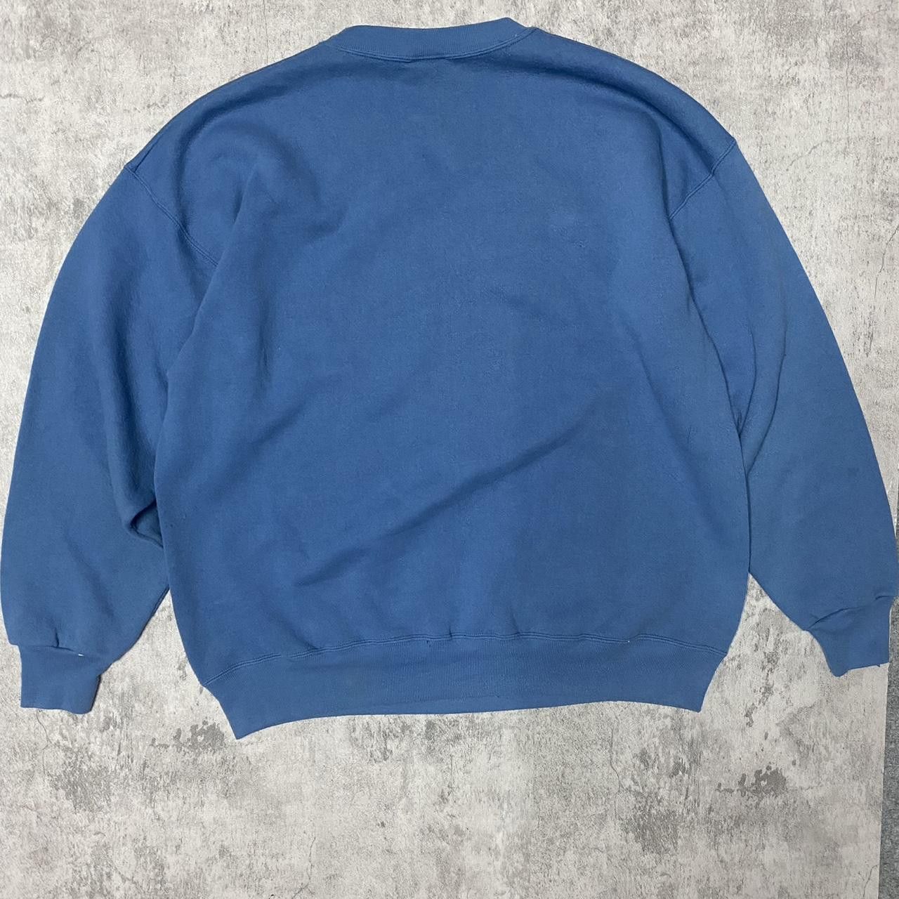 Hanes Blue Pinedale Wyoming crewneck sweatshirt streetwear Size US XL / EU 56 / 4 - 5 Thumbnail