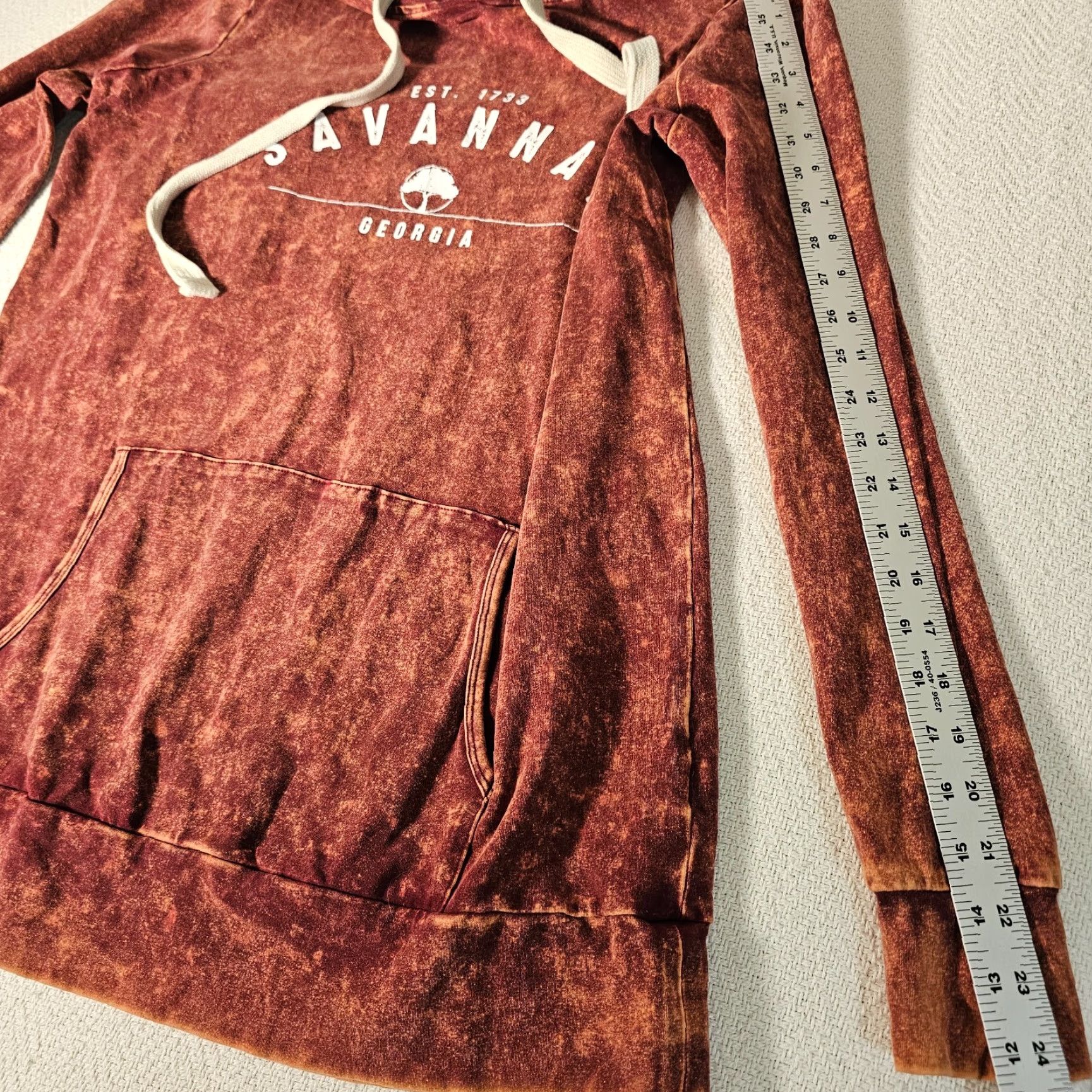 Vintage ZENANA Oversized Sweatshirt Pullover Fleece Cotton Blend Orange Size M Casual Womens Size M / US 6-8 / IT 42-44 - 7 Thumbnail