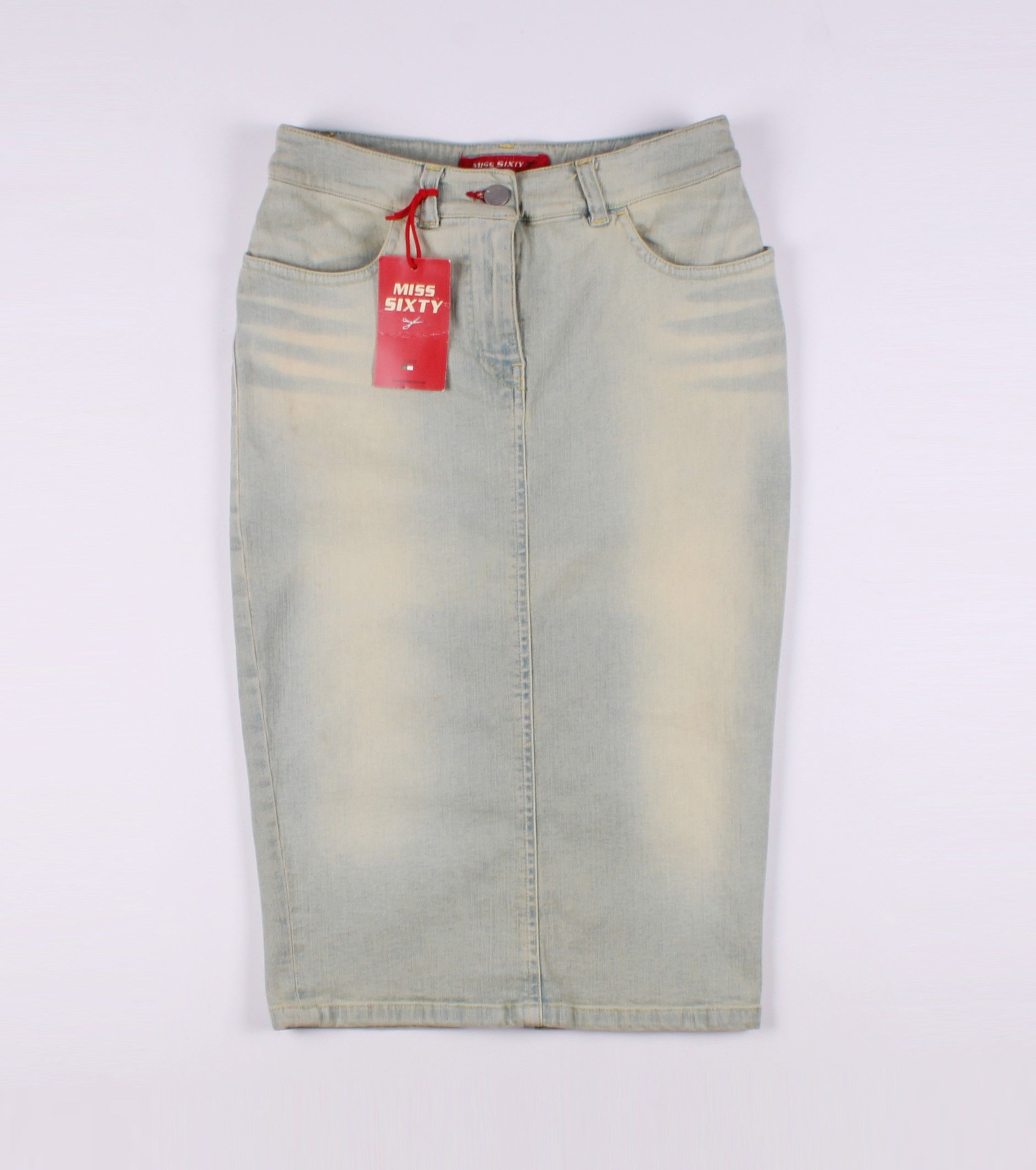 Miss Sixty Vintage Miss Sixty Y2K Pencil Straight Skirt Size 26" / US 2 / IT 38 - 4 Thumbnail