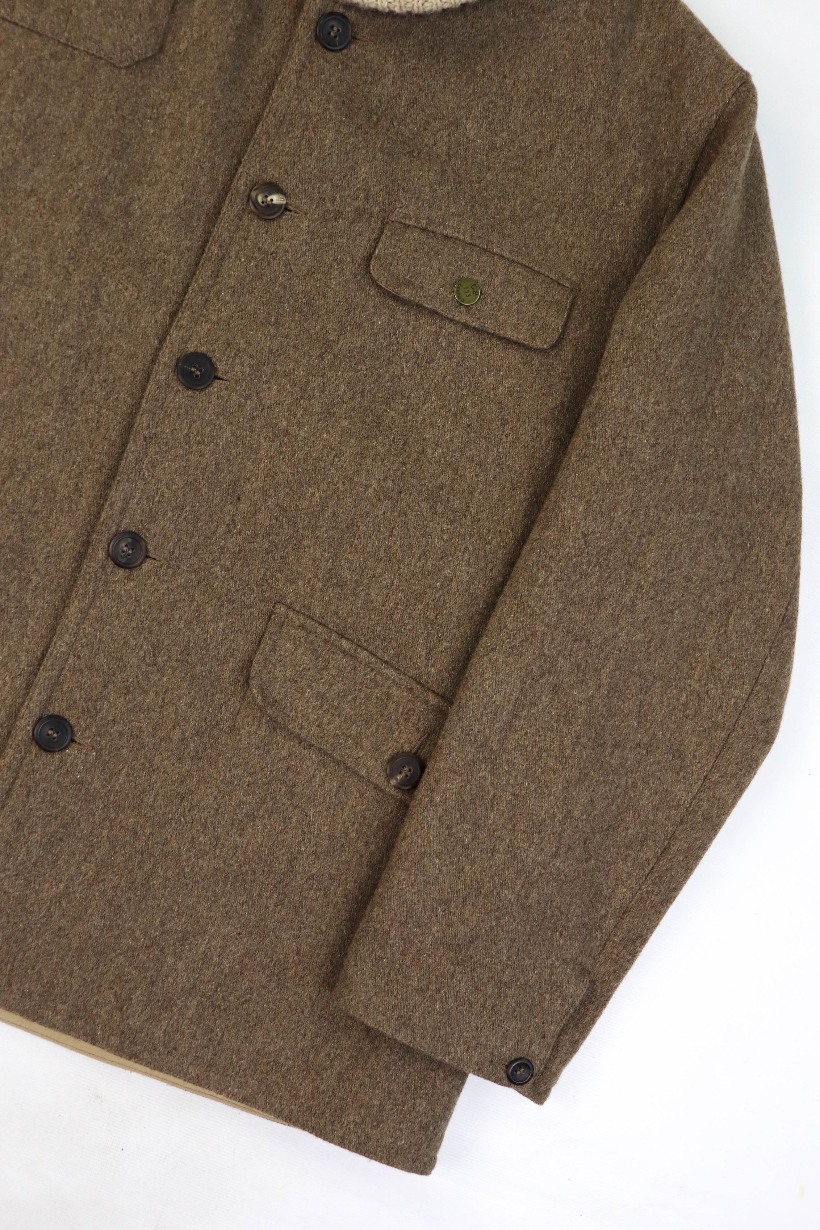 C.P. Company C.P. Company Massimo Osti 90s Vintage 1993 Wool Hunting Coat Size US L / EU 52-54 / 3 - 6 Thumbnail