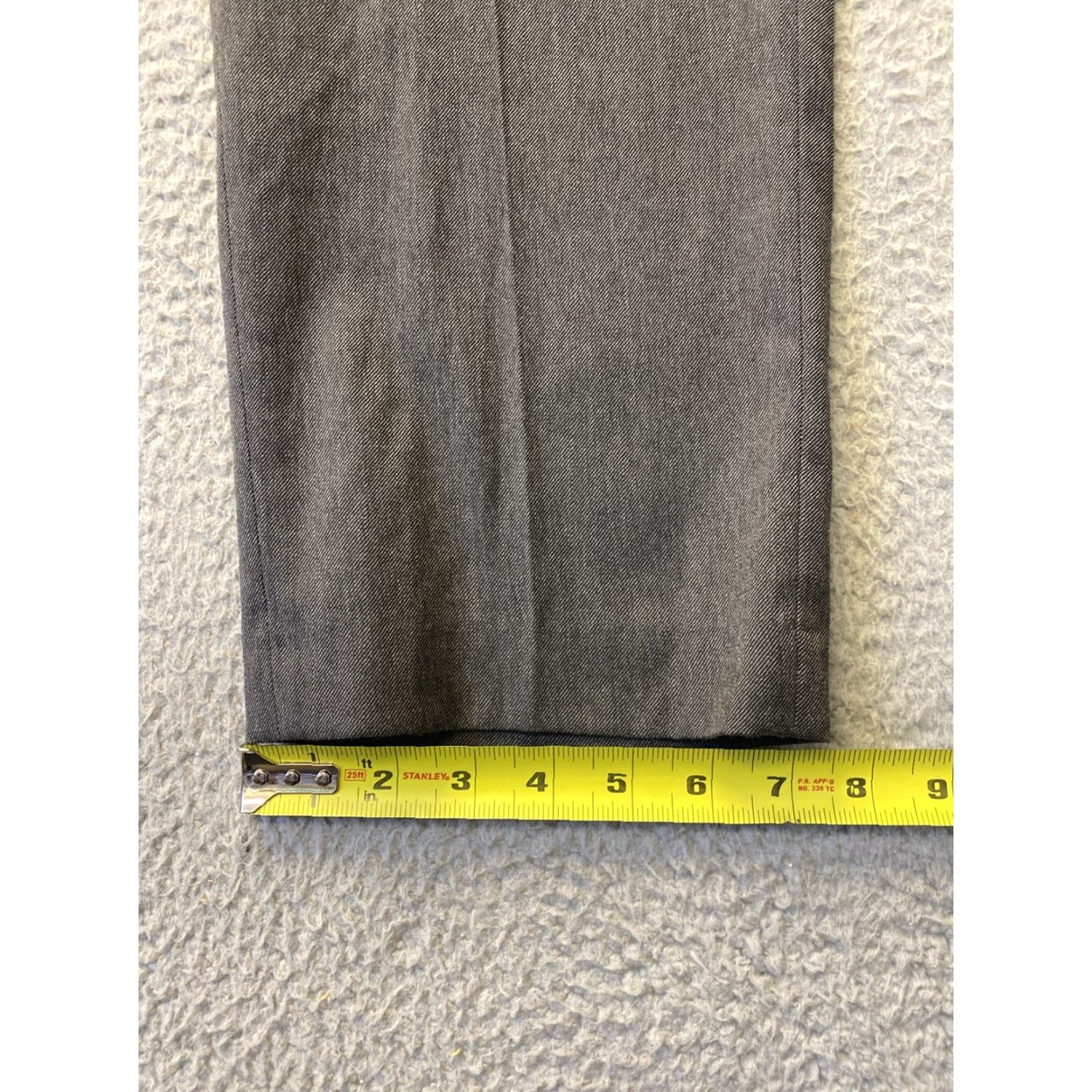 Polo Ralph Lauren Polo Ralph Lauren Pants Dress Pants Men 34x34 Gray Dark Gray Polyester Rayon Zip Button Flat Front Straight Classic Dress Pants Vintage? No. (No N/A) Size US 34 / EU 50 - 5 Thumbnail