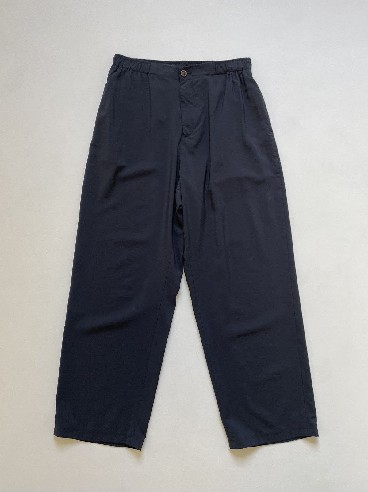Our Legacy Black Nylon Wide Leg ‘Luft’ Pants Size US 32 / EU 48 - 2 Thumbnail