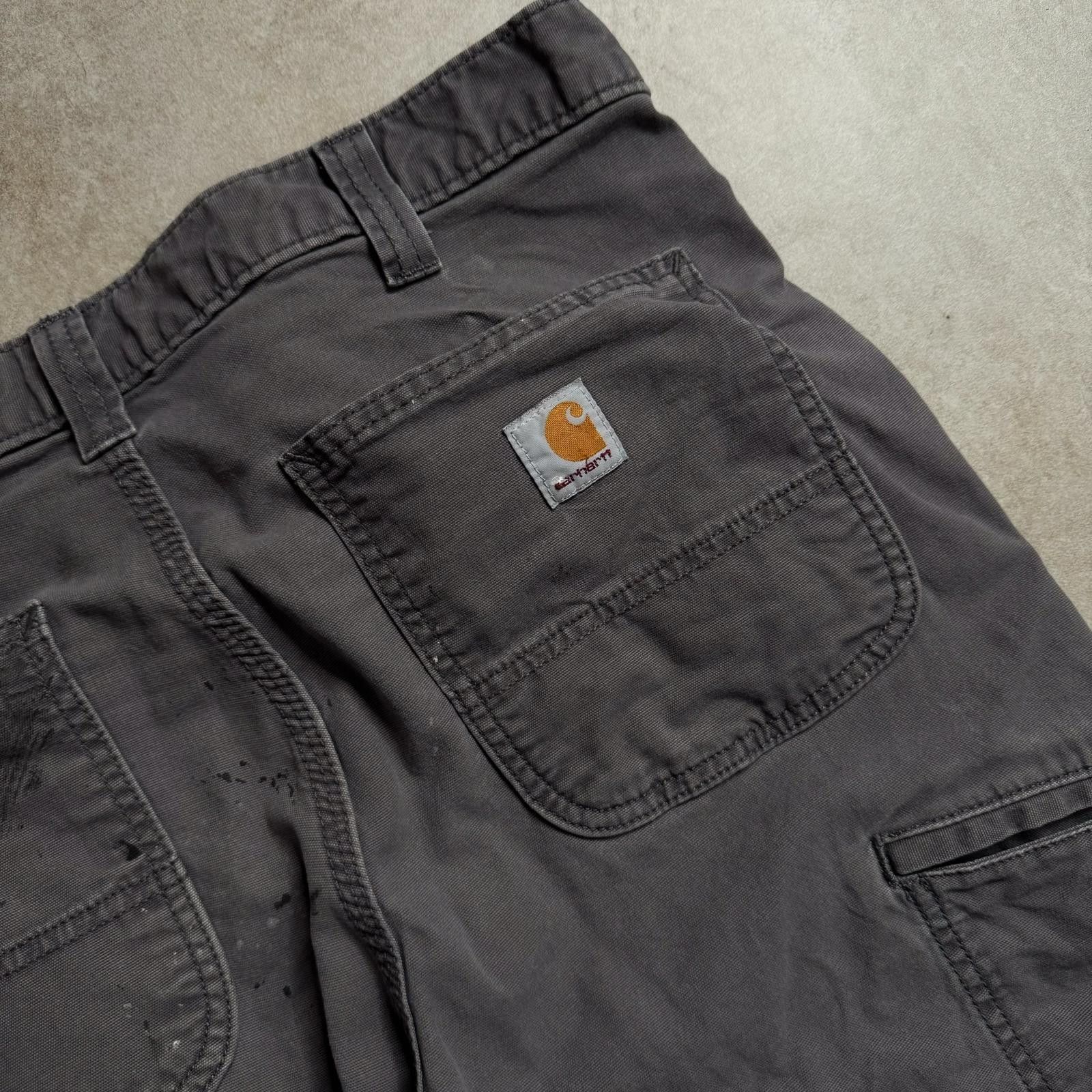 Carhartt Carhartt Grey Relaxed Cargo Pants - 34inch Size US 34 / EU 50 - 7 Thumbnail