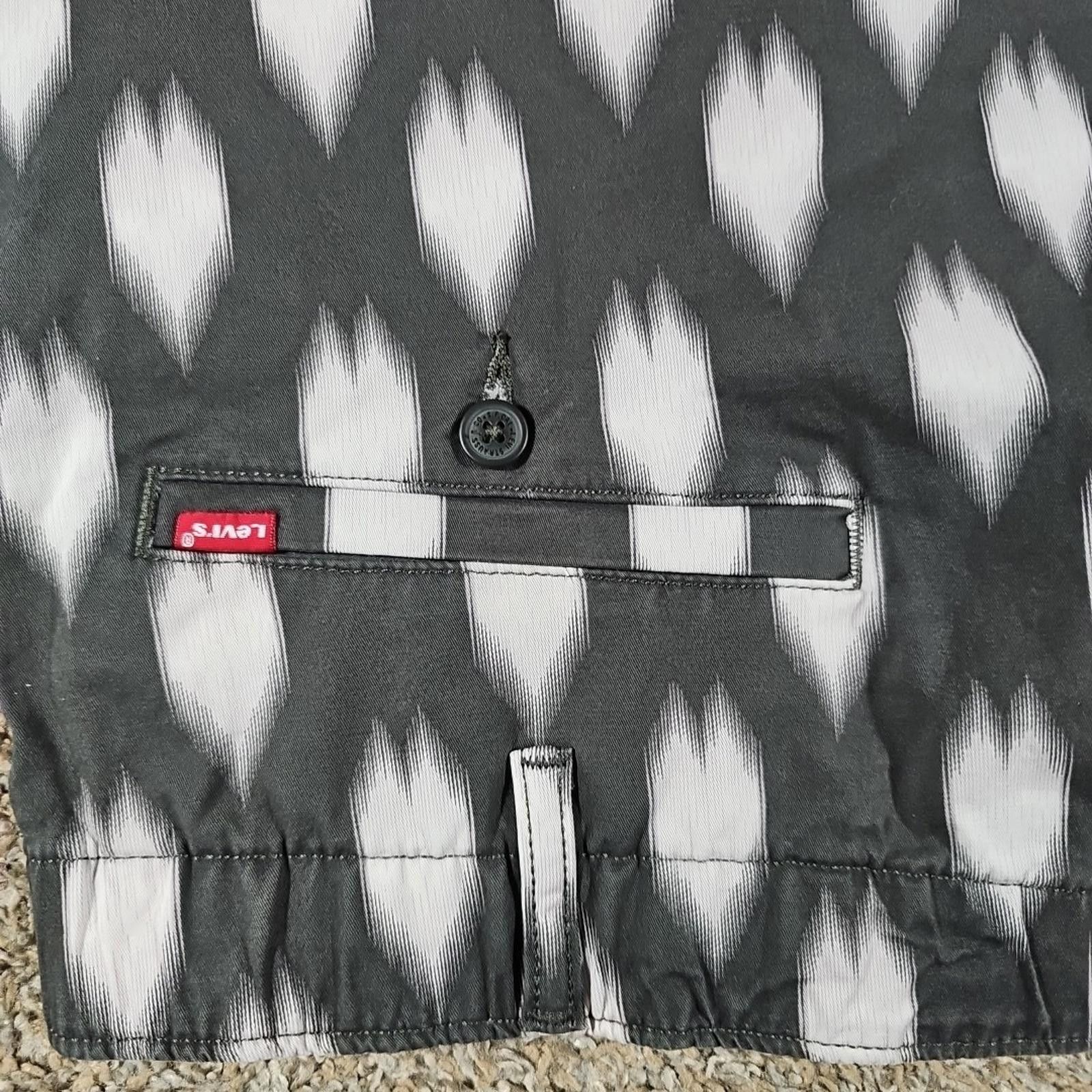 Levi's Levis XX Chino EZ Shorts Men's XL Gray Geometric Outdoor Size US 36 / EU 52 - 9 Thumbnail