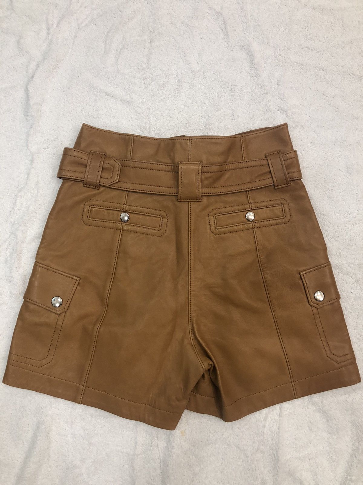 Coach Coach Leather Belted Short Pants Size US 28 / EU 44 - 2 Thumbnail