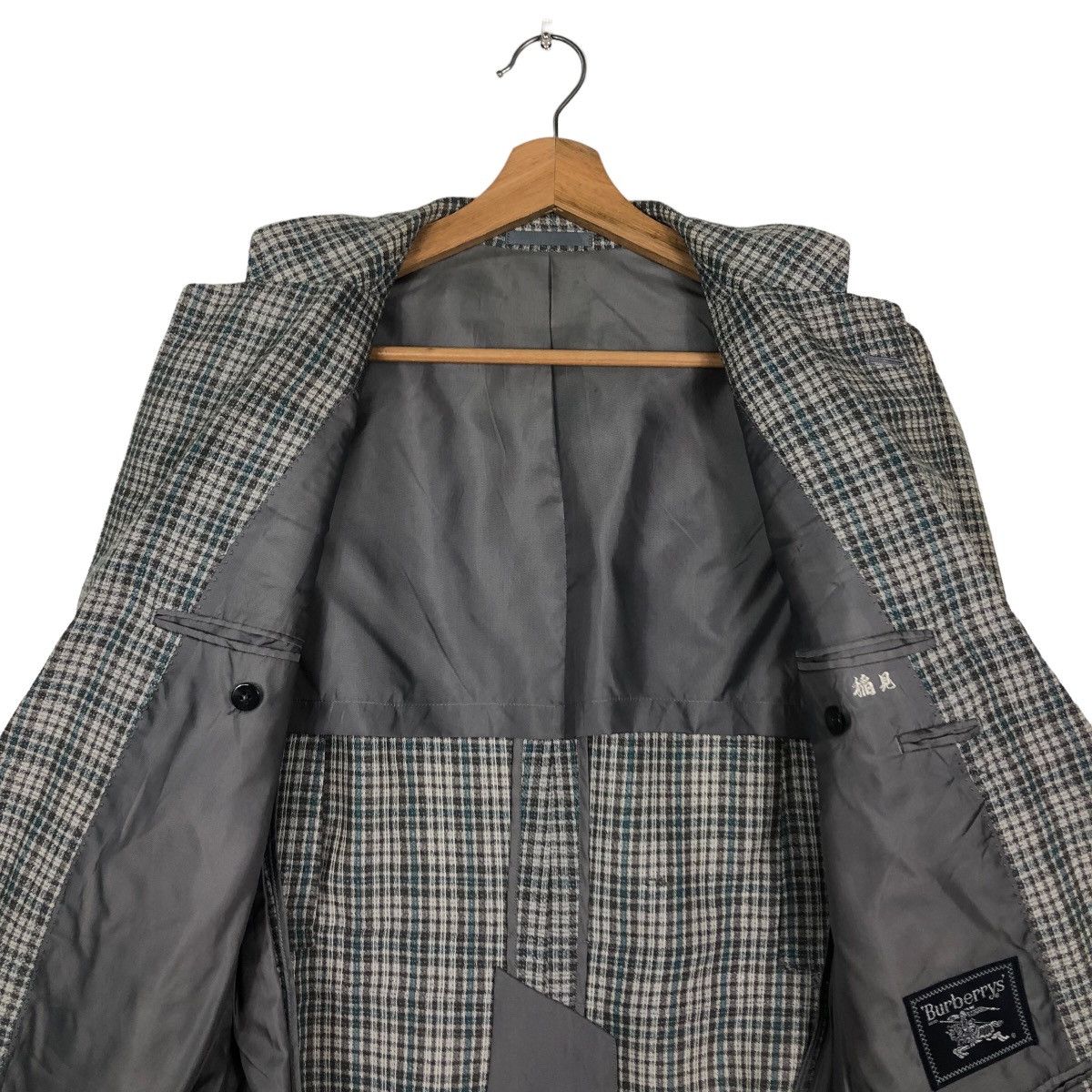 Burberry 🔥Vintage Burberrys Nova Check Tartan Design Double Breast Size US M / EU 48-50 / 2 - 14 Thumbnail