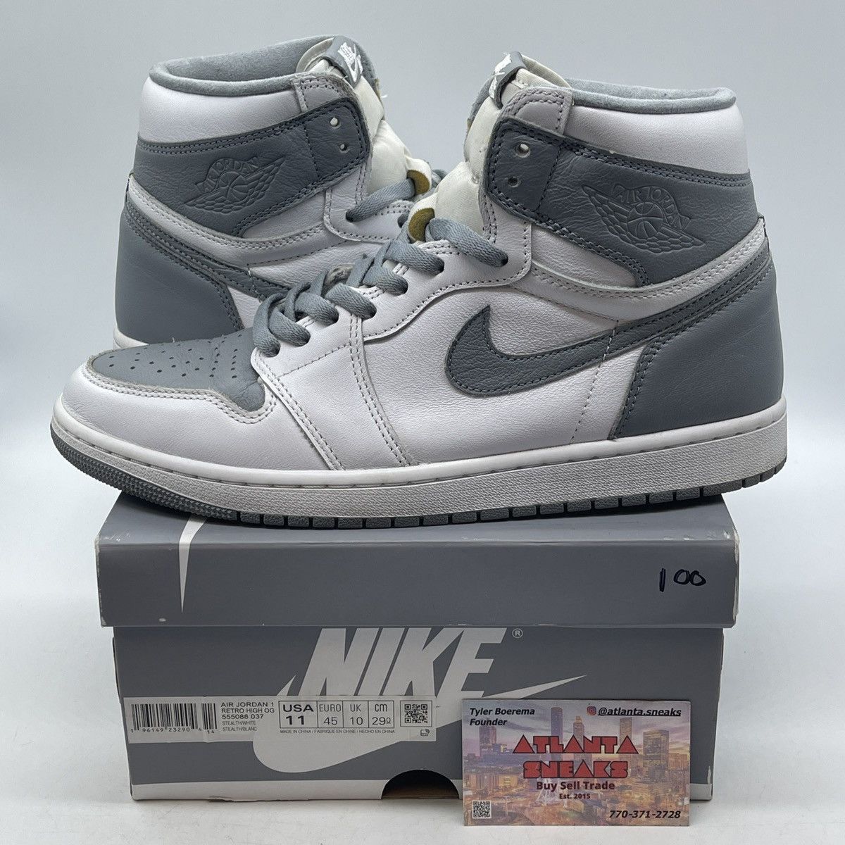 Jordan Brand Air Jordan 1 high stealth Size US 11 / EU 44 - 1 Thumbnail