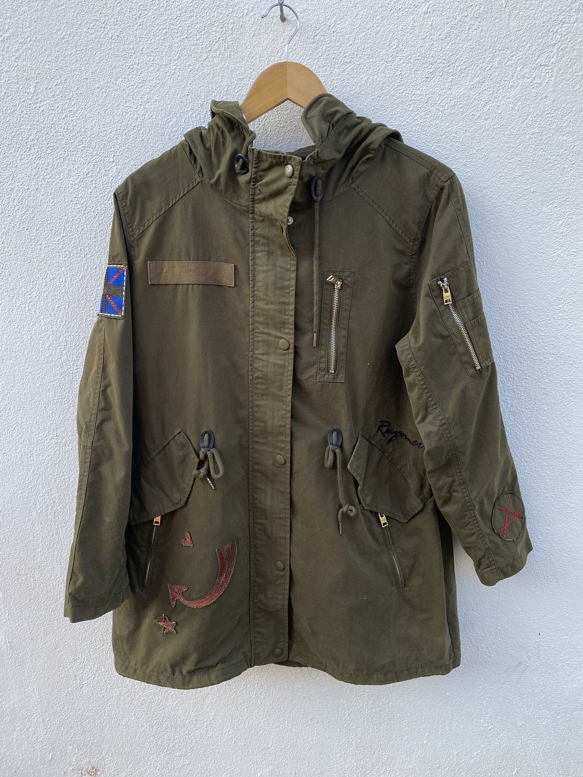 Parka London Frank stone army parka jacket Size US M / EU 48-50 / 2 - 1 Thumbnail