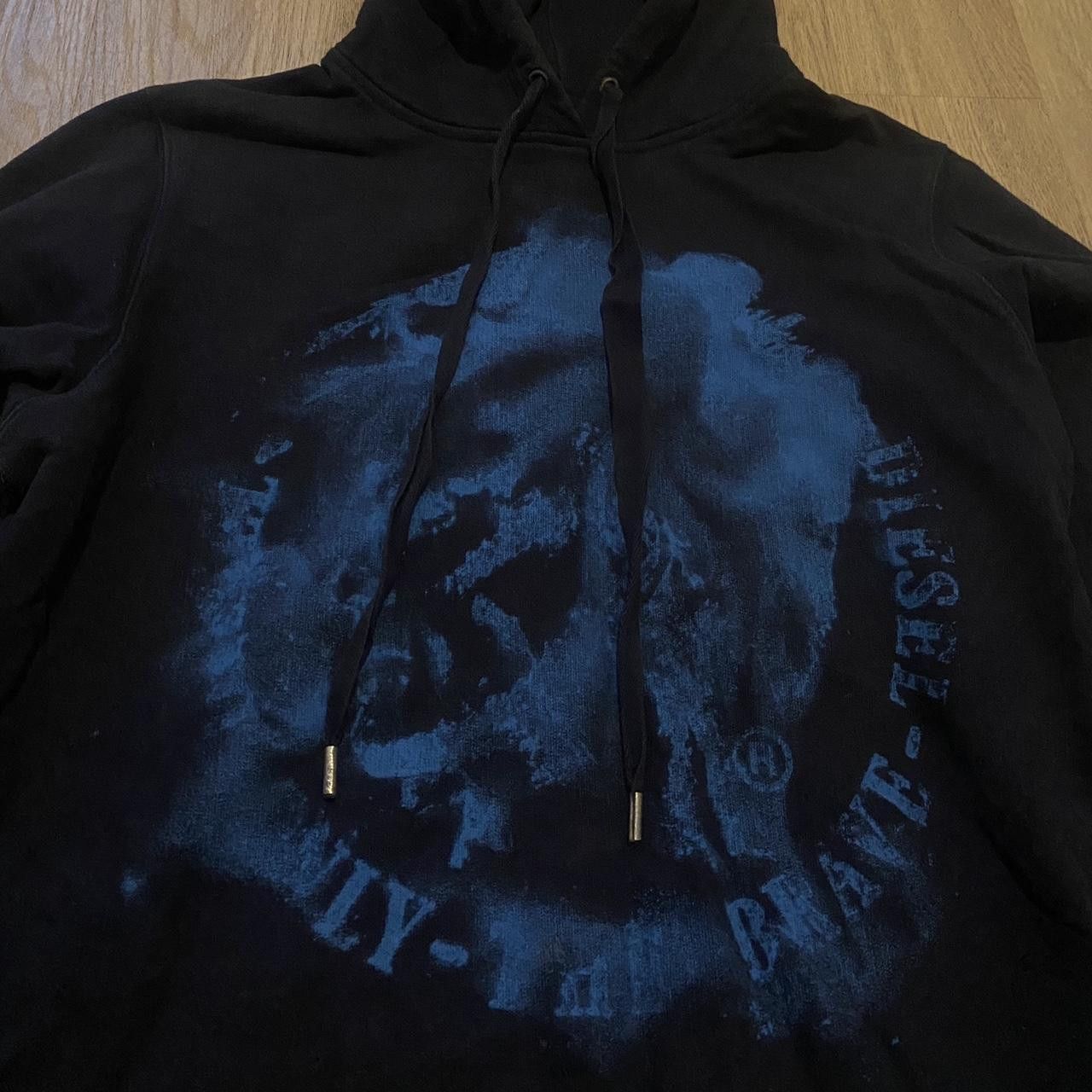 Diesel Hoodie Big Print Premium Vintage y2k 2000s