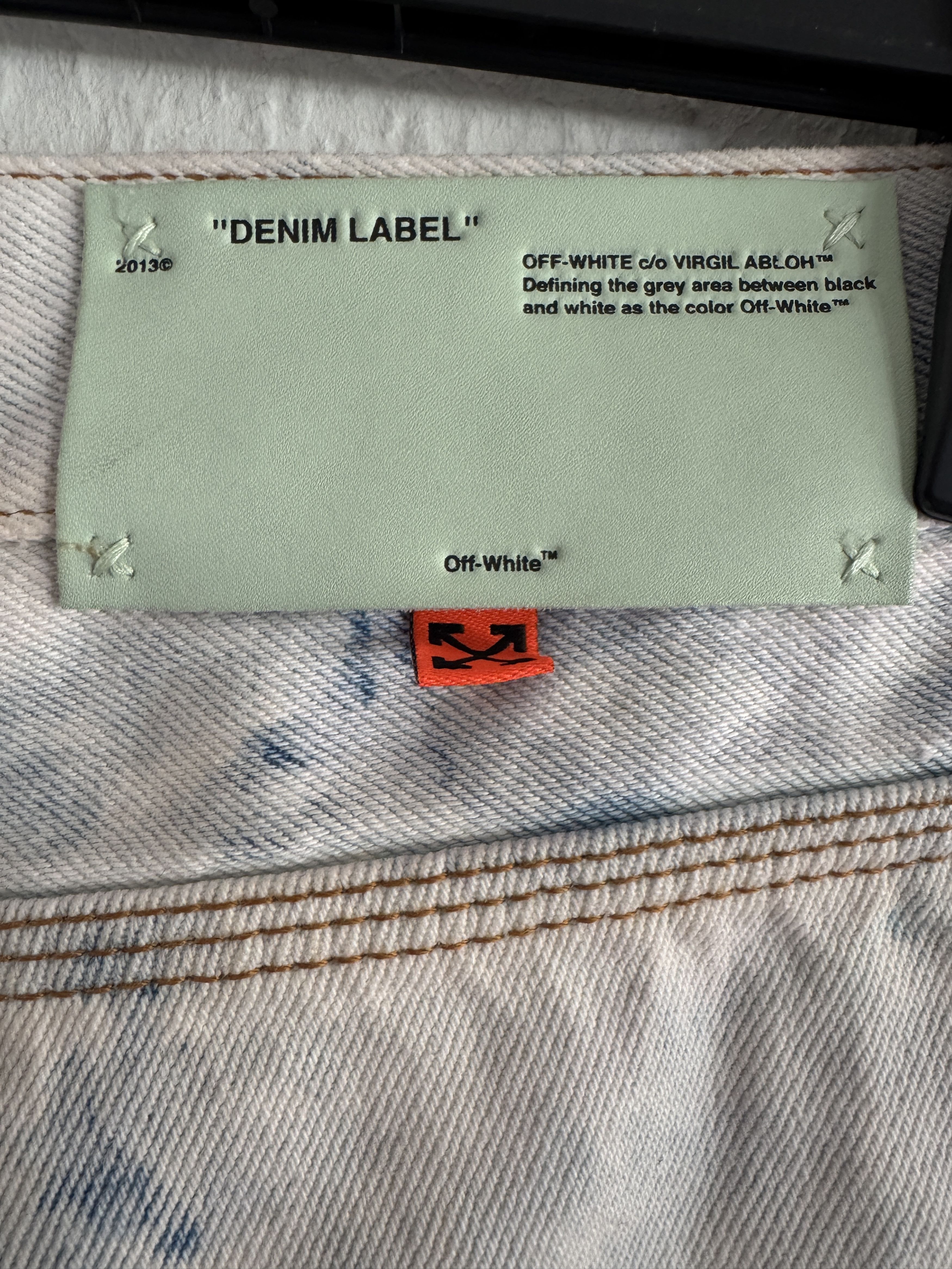 Off-White Bleached Reconstructed Double Knee Carpenter Pants Size US 34 / EU 50 - 17 Thumbnail