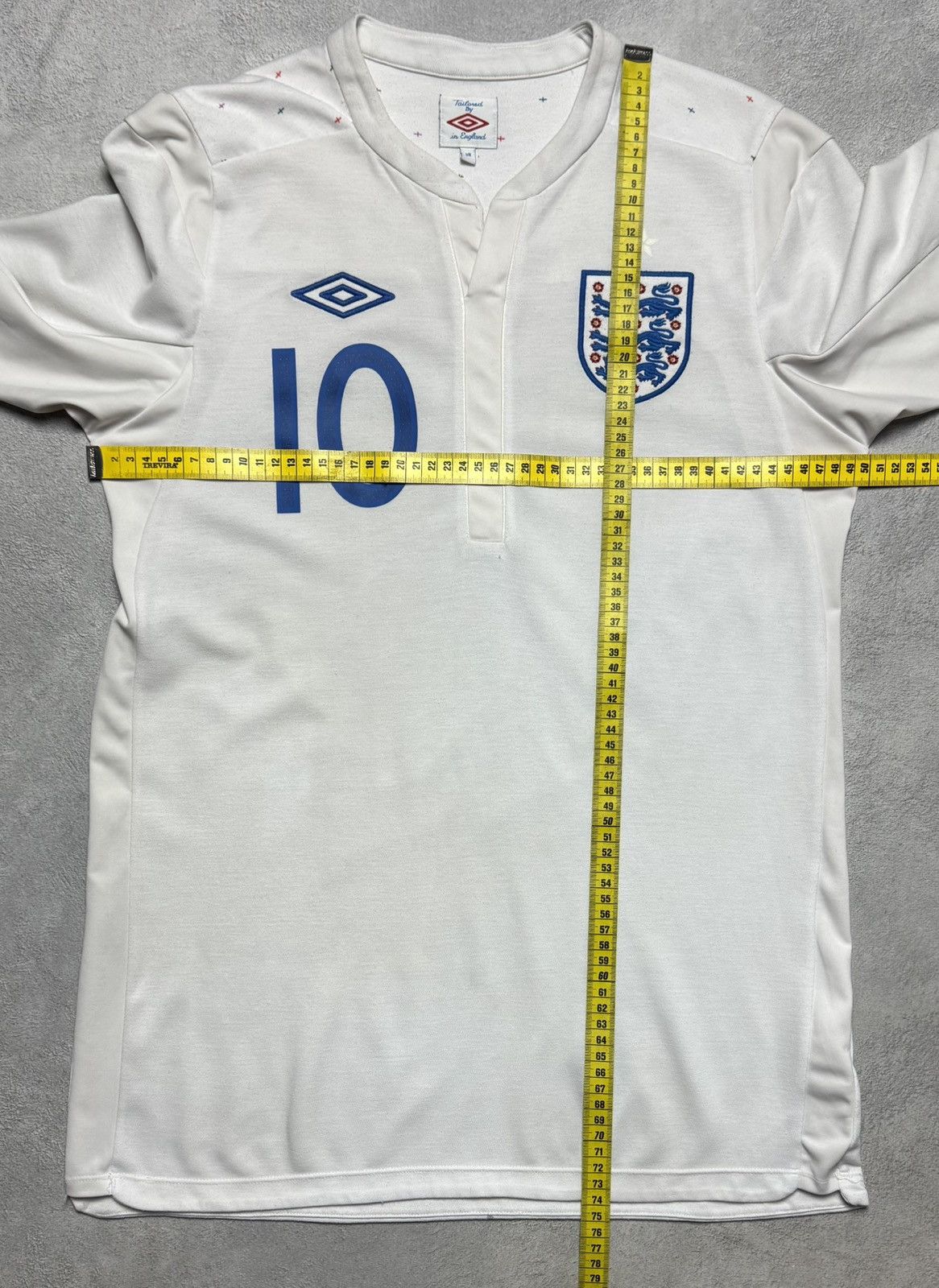 Umbro England 2010 2011 Home Shirt Soccer Jersey Umbro #10 Rooney Size US S / EU 44-46 / 1 - 18 Thumbnail