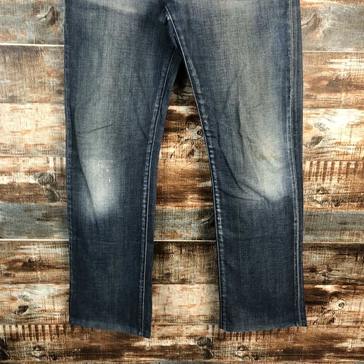 Energie DLL Energie faded Blue ripped Denim Pants #C123 Size US 31 - 6 Thumbnail