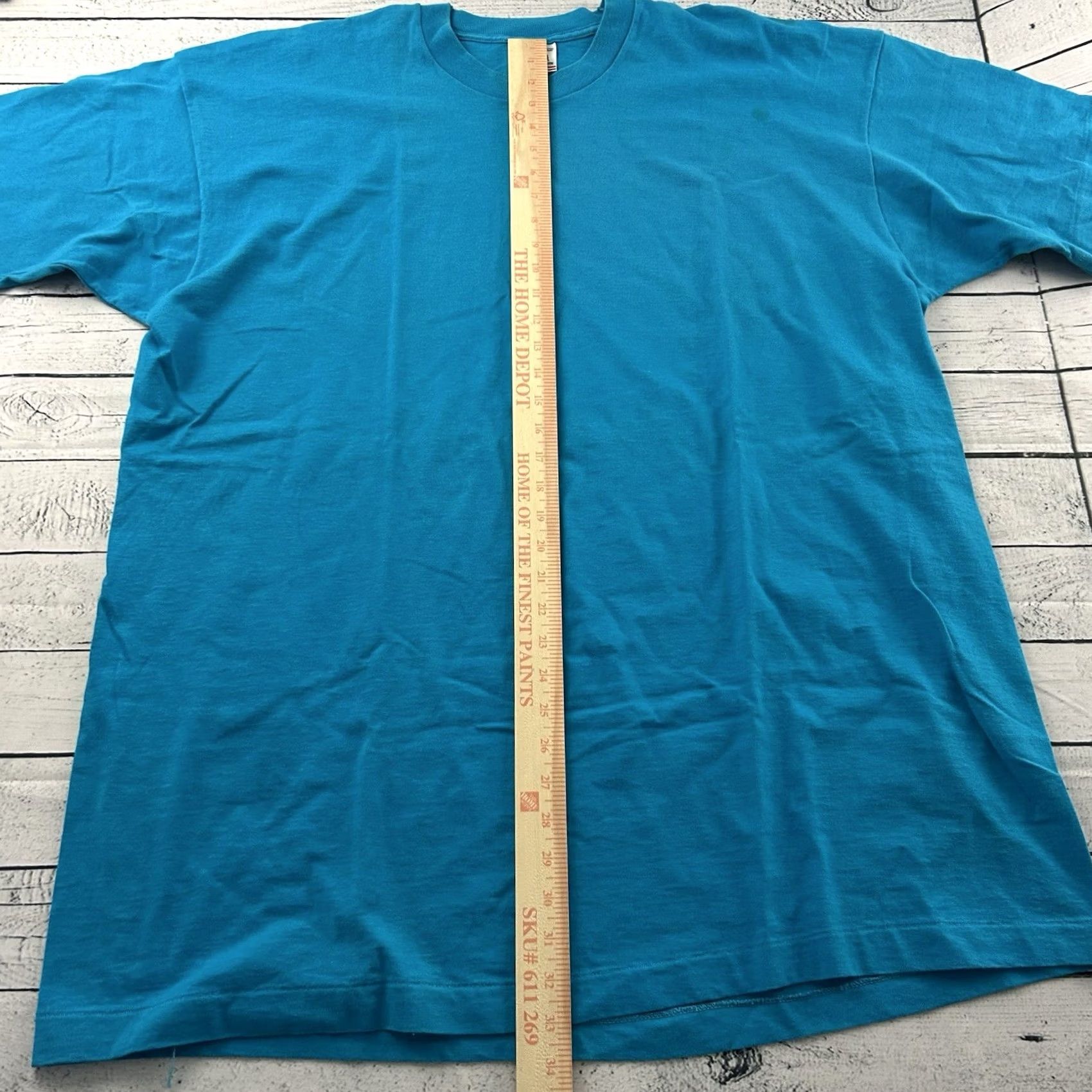 Fruit Of The Loom VINTAGE Fruit Of The Loom Short Sleeve T Shirt Mens 3XL Blue Size US XXL / EU 58 / 5 - 5 Thumbnail