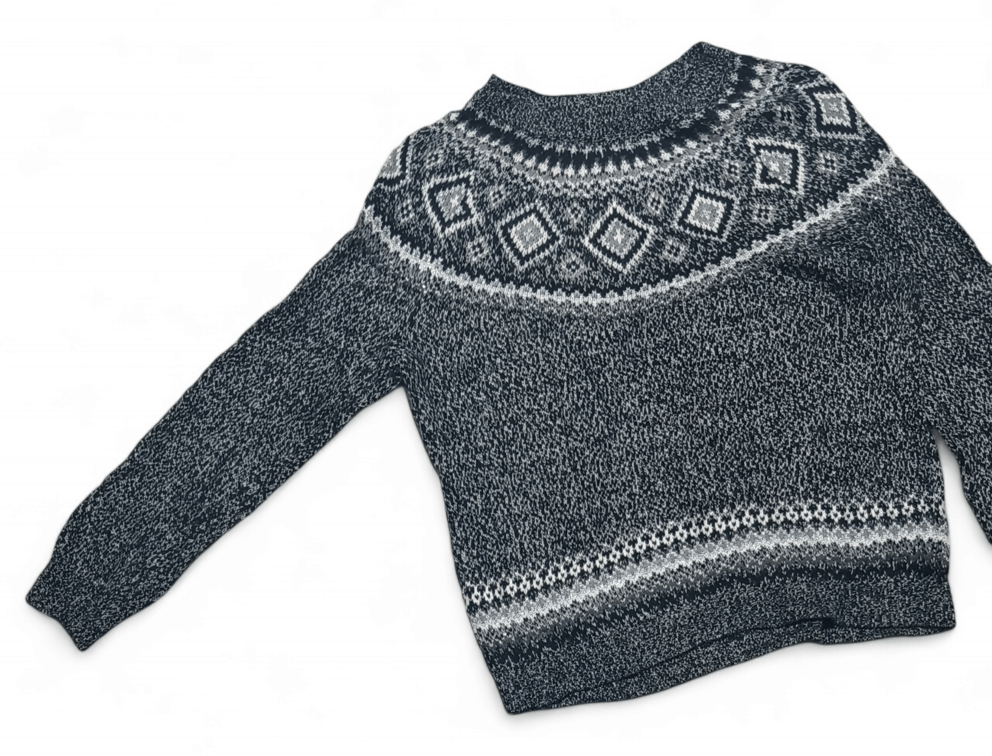 Old Navy Vintage Y2K OLD NAVY Women's Ethnic Knit Cotton Sweater Size XL / US 12-14 / IT 48-50 - 3 Thumbnail