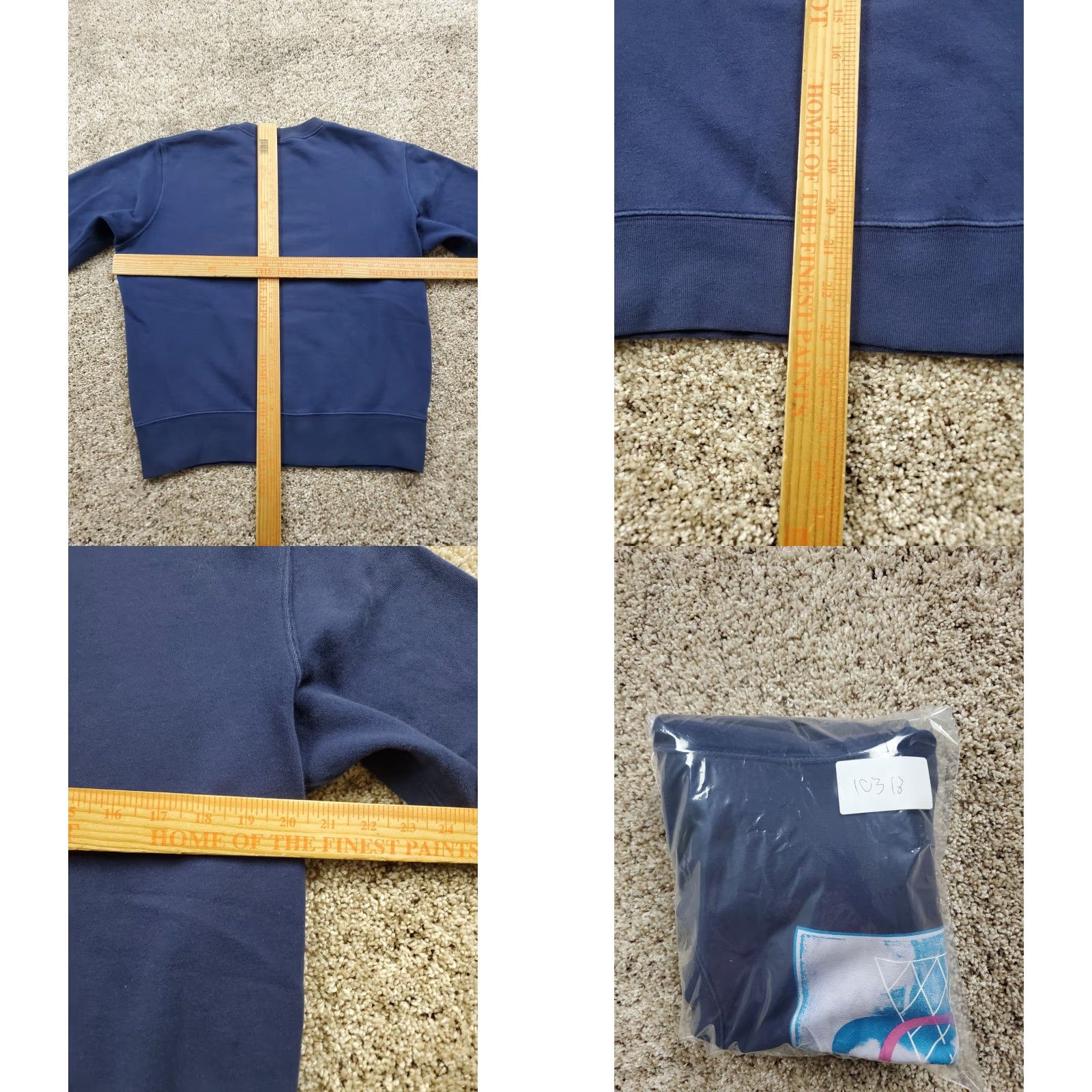 Uniqlo Uniqlo X Peter Saville Mona Lisa Sweatshirt Small Mens Blue Crew Neck Lourve Size US S / EU 44-46 / 1 - 8 Thumbnail