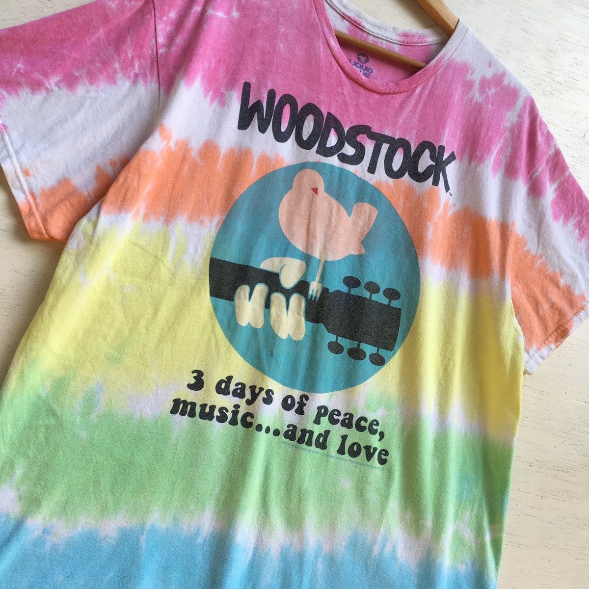 Liquid Blue × Vintage LAST DROP ‼️ Vintage Woodstock Liquid Blue Tie Dye Tee Size US XL / EU 56 / 4 - 11 Thumbnail