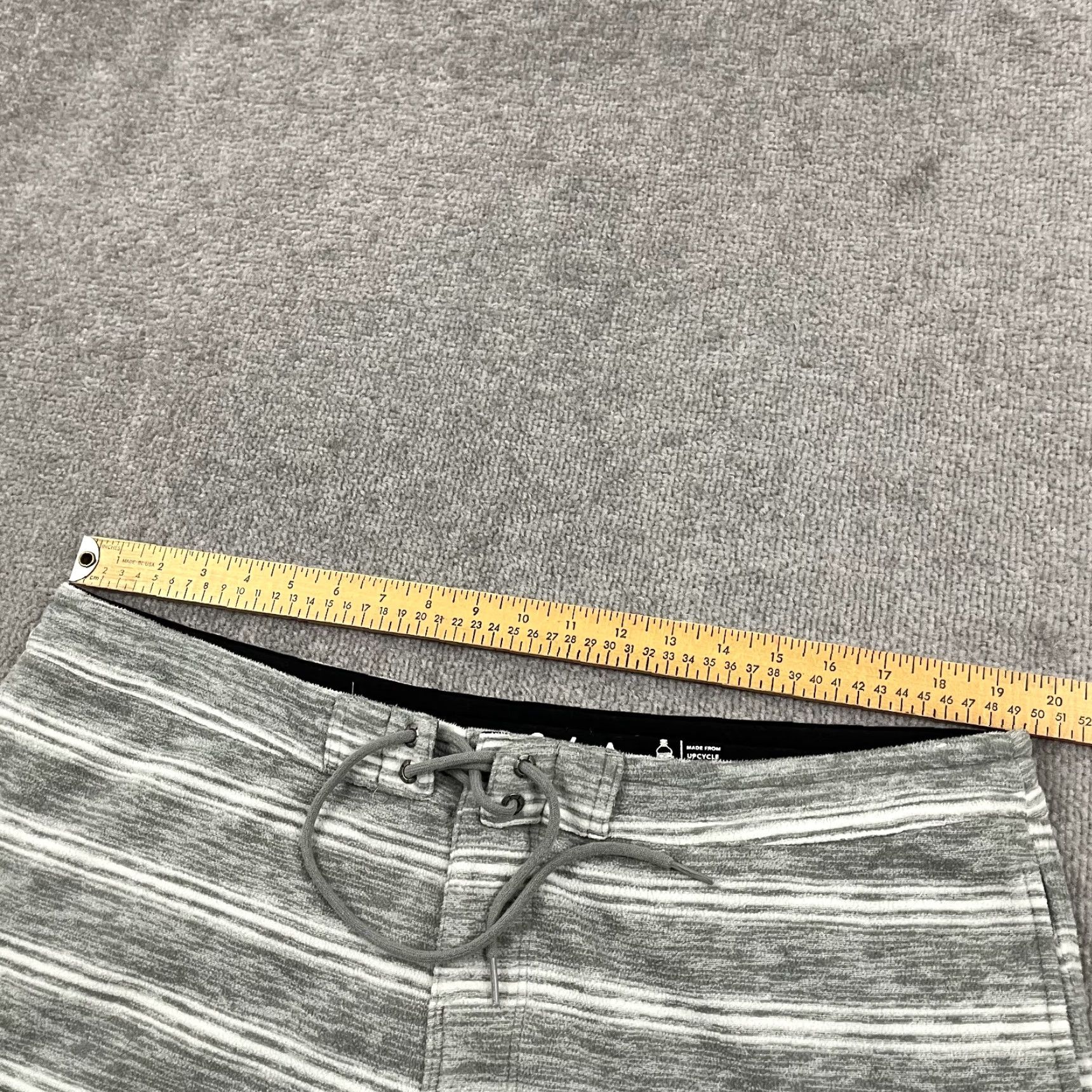 Vissla Vissla Sofa Surfer Shorts Mens 2XL / 8" Gray Striped Knit Lounge Comfort Casual Shirt Size US 39 - 4 Thumbnail