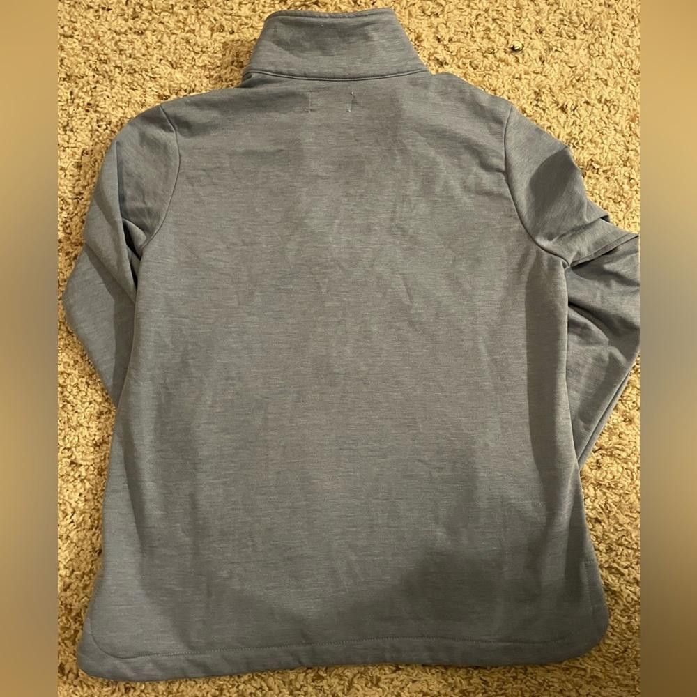 Designer Brand New Blue Croft and Barrow Zip Up Sweater Size S / US 4 / IT 40 - 3 Thumbnail