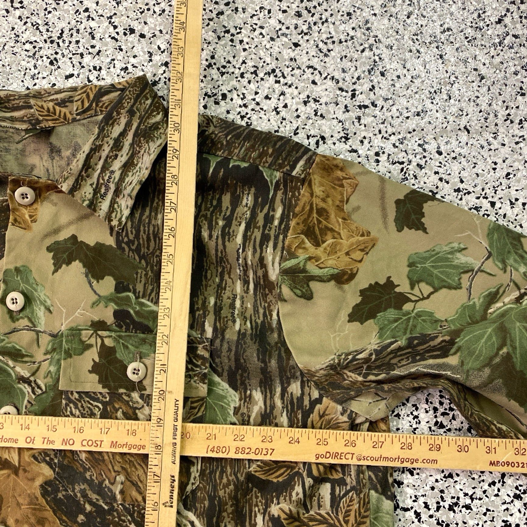 Realtree VTG Realtree Camo Gear Shirt Mens 3XL Button Up Long Sleeve Hunting Made In USA Size US XXL / EU 58 / 5 - 3 Thumbnail