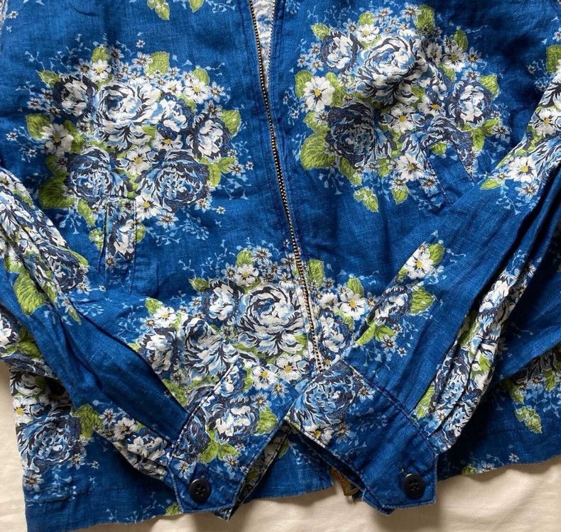 Kapital Kapital Blue dyed linen floral out-of-print jacket Size US M / EU 48-50 / 2 - 3 Thumbnail