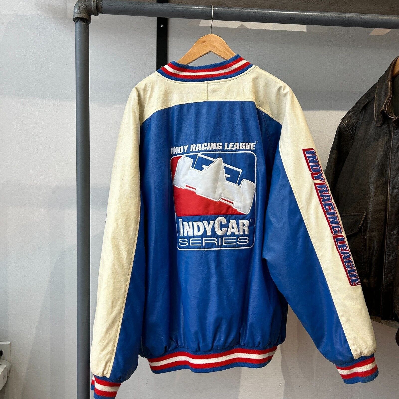 Vintage VINTAGE | Indie Racing League Series Bomber Jacket sz 3XL Size US XXL / EU 58 / 5 - 7 Thumbnail