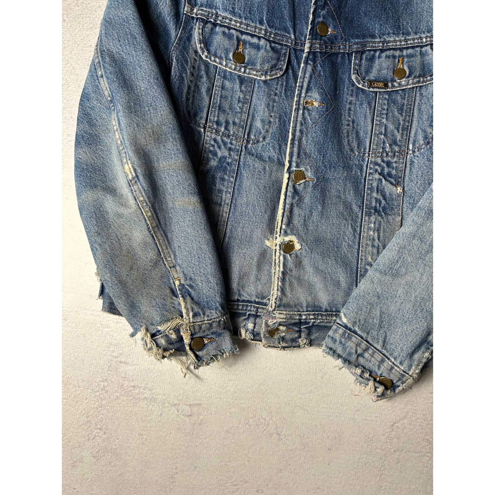Lee Vintage 90s Lee Blue Pre-owned Denim Jacket - Men's Small Size US S / EU 44-46 / 1 - 3 Thumbnail