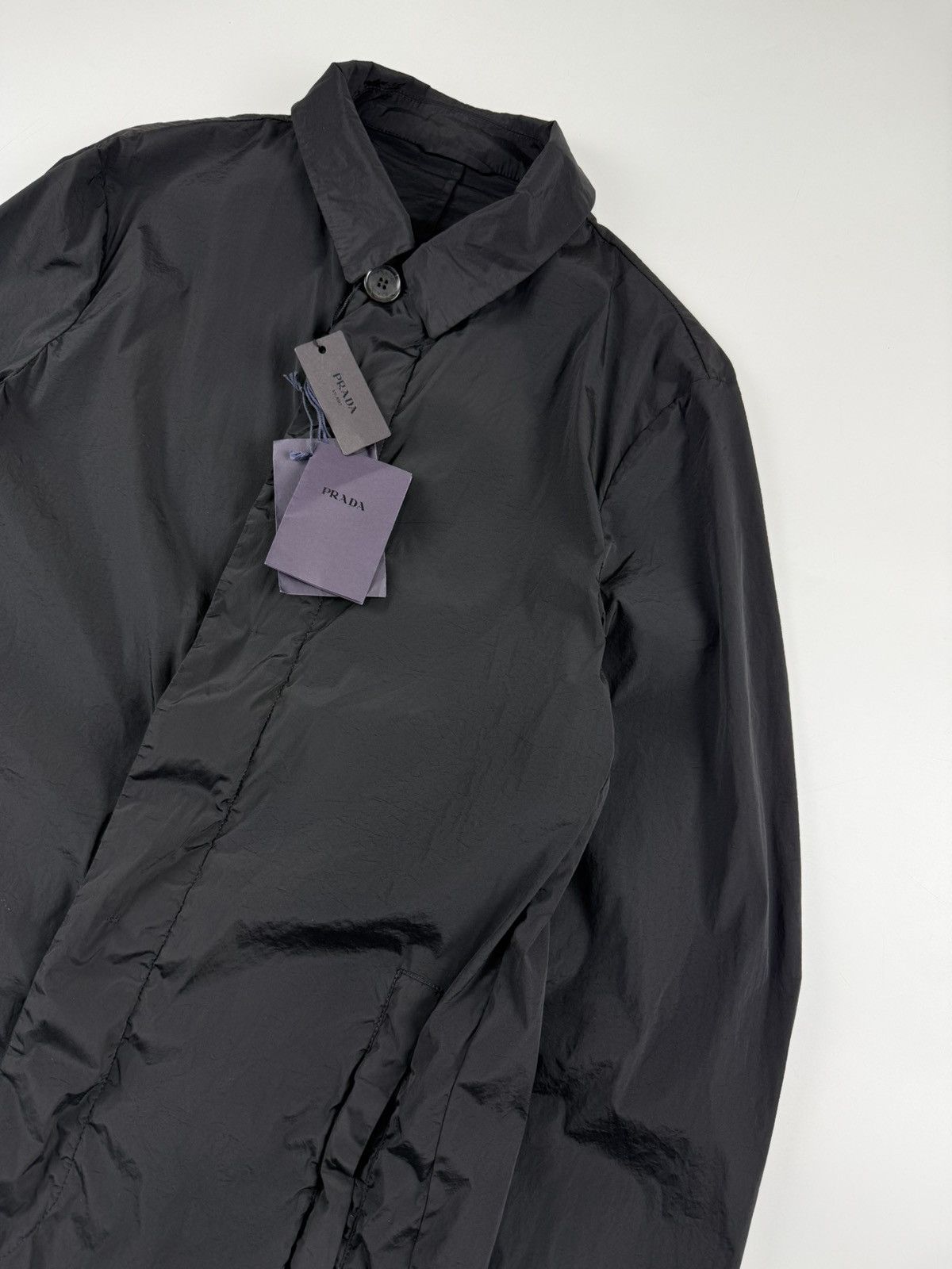 Prada Prada Signature Nylon Coat Almost New with Tag Size US M / EU 48-50 / 2 - 5 Thumbnail