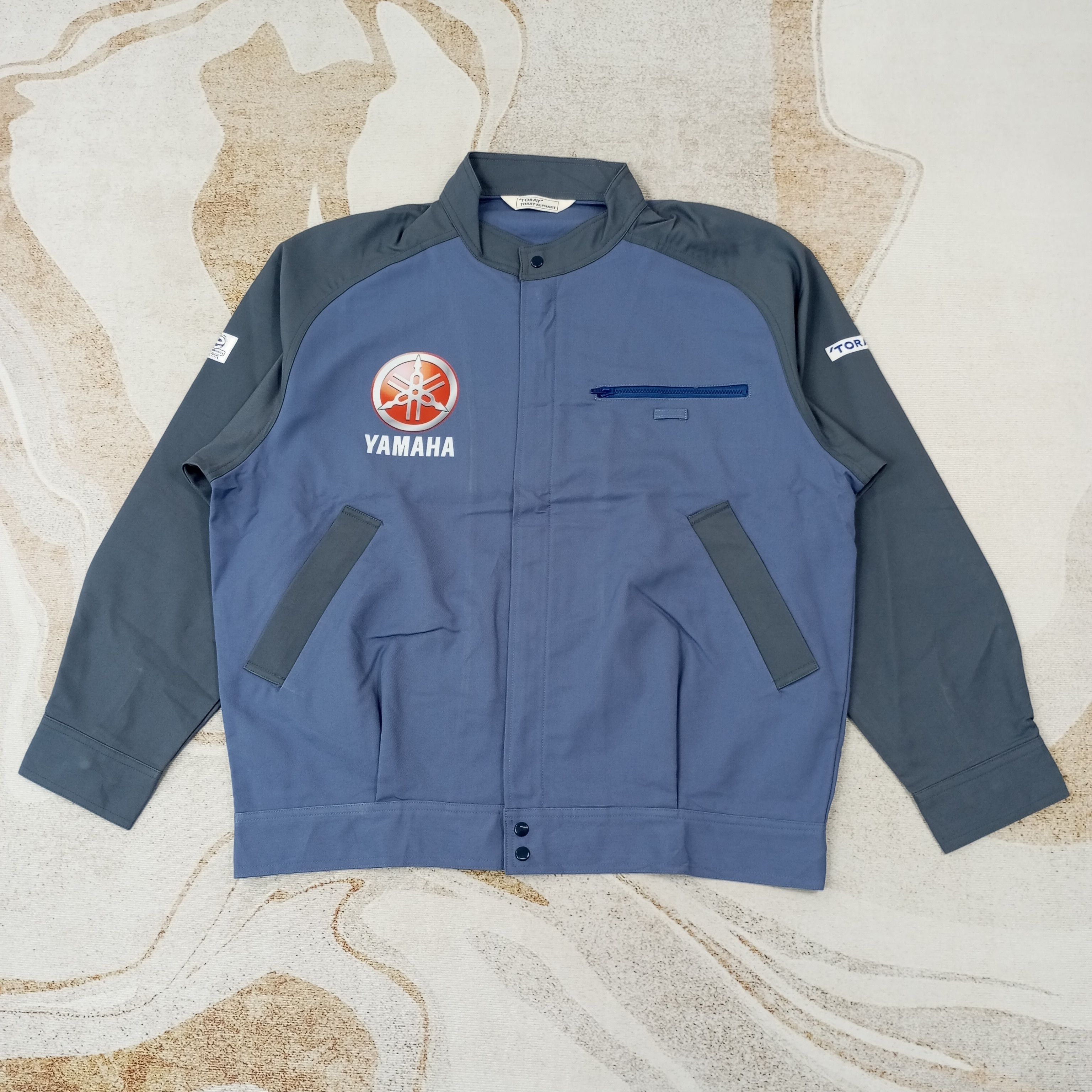Vintage Yamaha Japanese Motorsports Custom Jacket c231n18 Size US XL / EU 56 / 4 - 3 Thumbnail