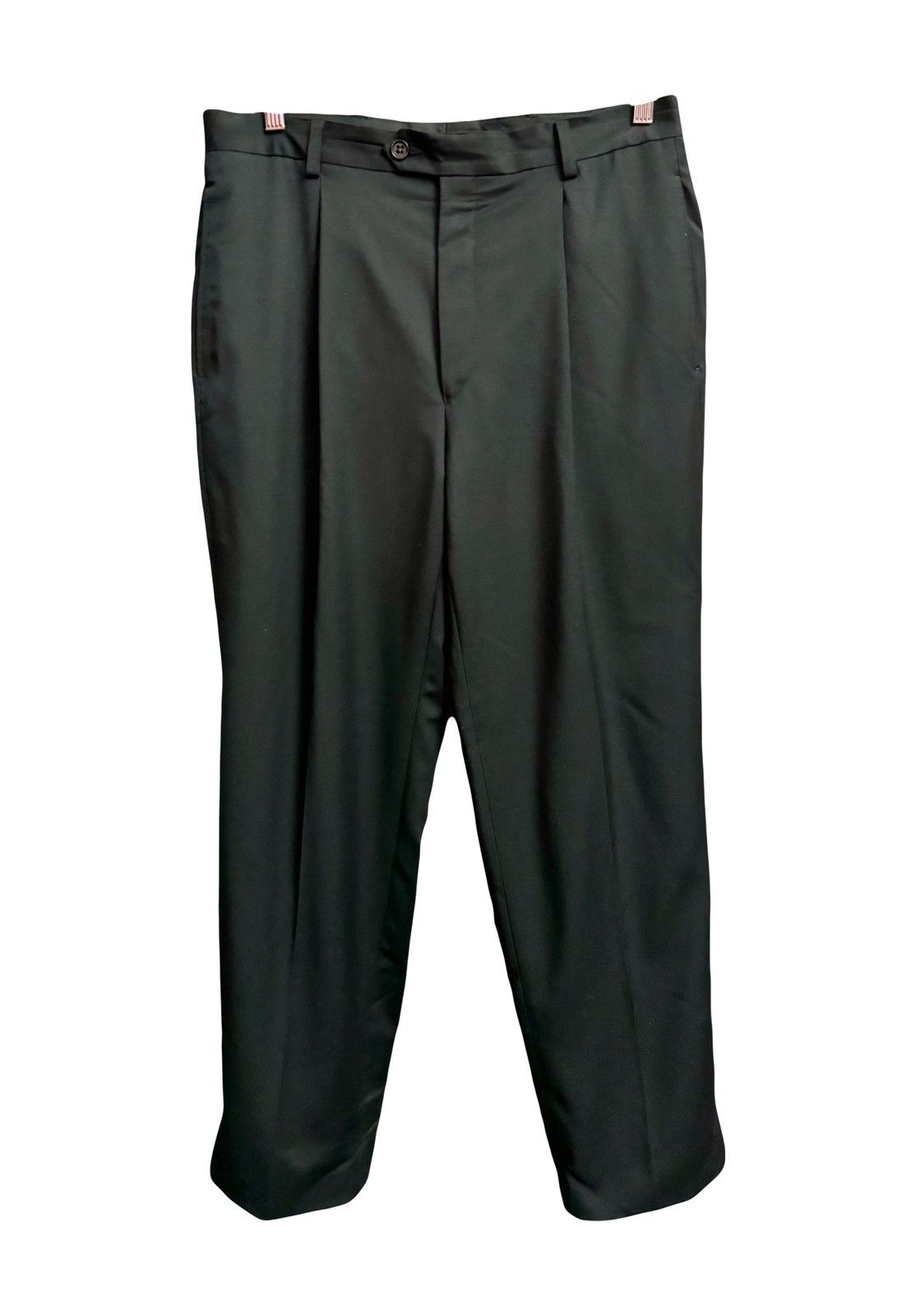 Yves Saint Laurent yves saint laurent black wool pleated pants vintage 42 men Size US 32 / EU 48 - 1 Thumbnail
