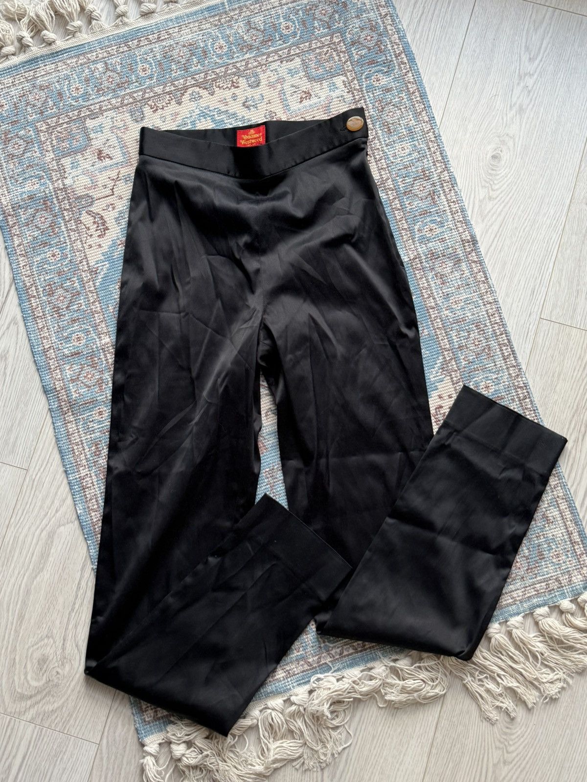 Vivienne Westwood Archive 90s Vivienne Westwood Red Label Acetat Vintage Pants Size 27" / US 4 / IT 40 - 1 Thumbnail