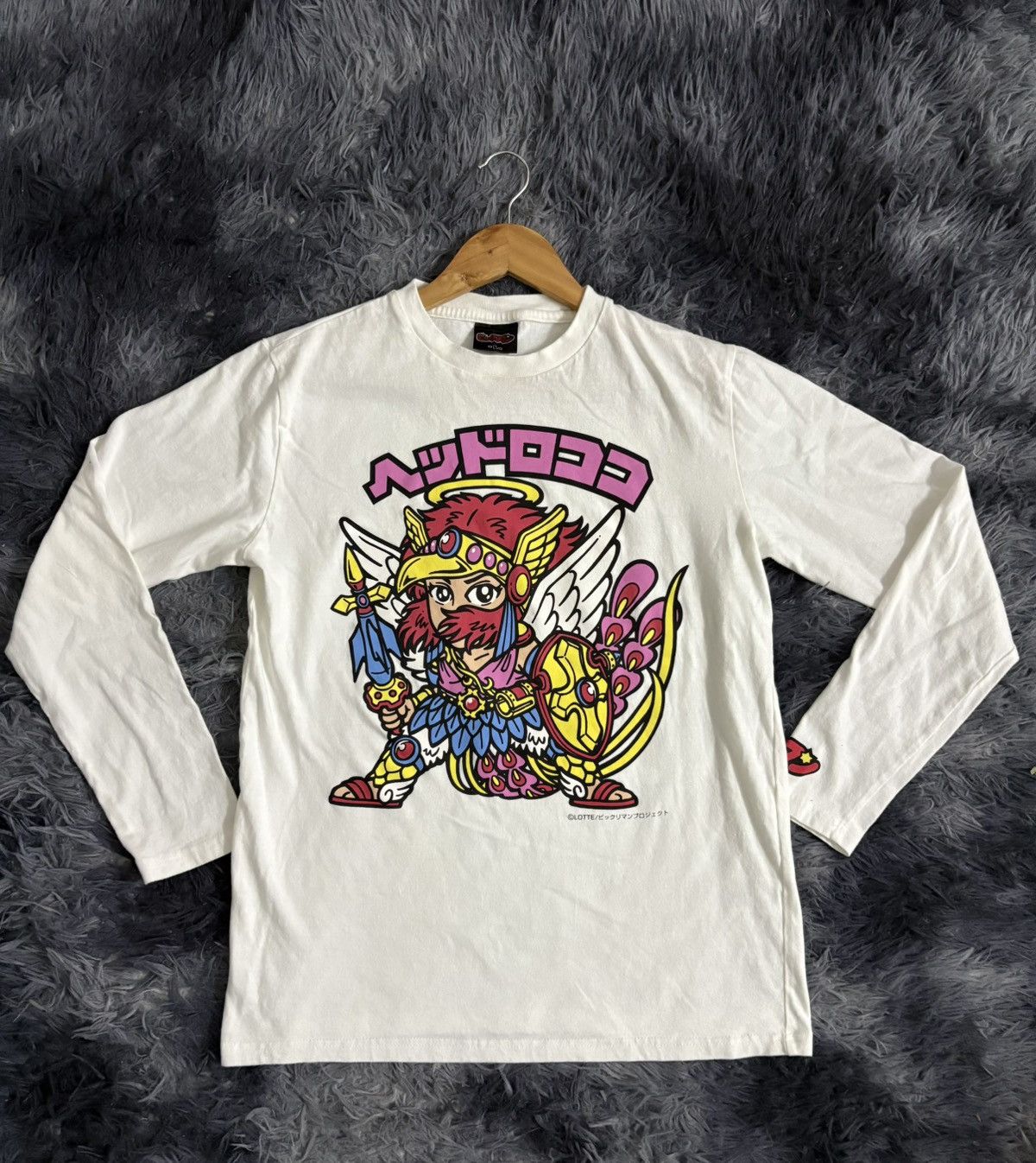 Anime 🔥HOT🔥 VINTAGE ANIME LOTTE BIG PRINT LONGSLEEVE TEE Size US M / EU 48-50 / 2 - 1 Thumbnail