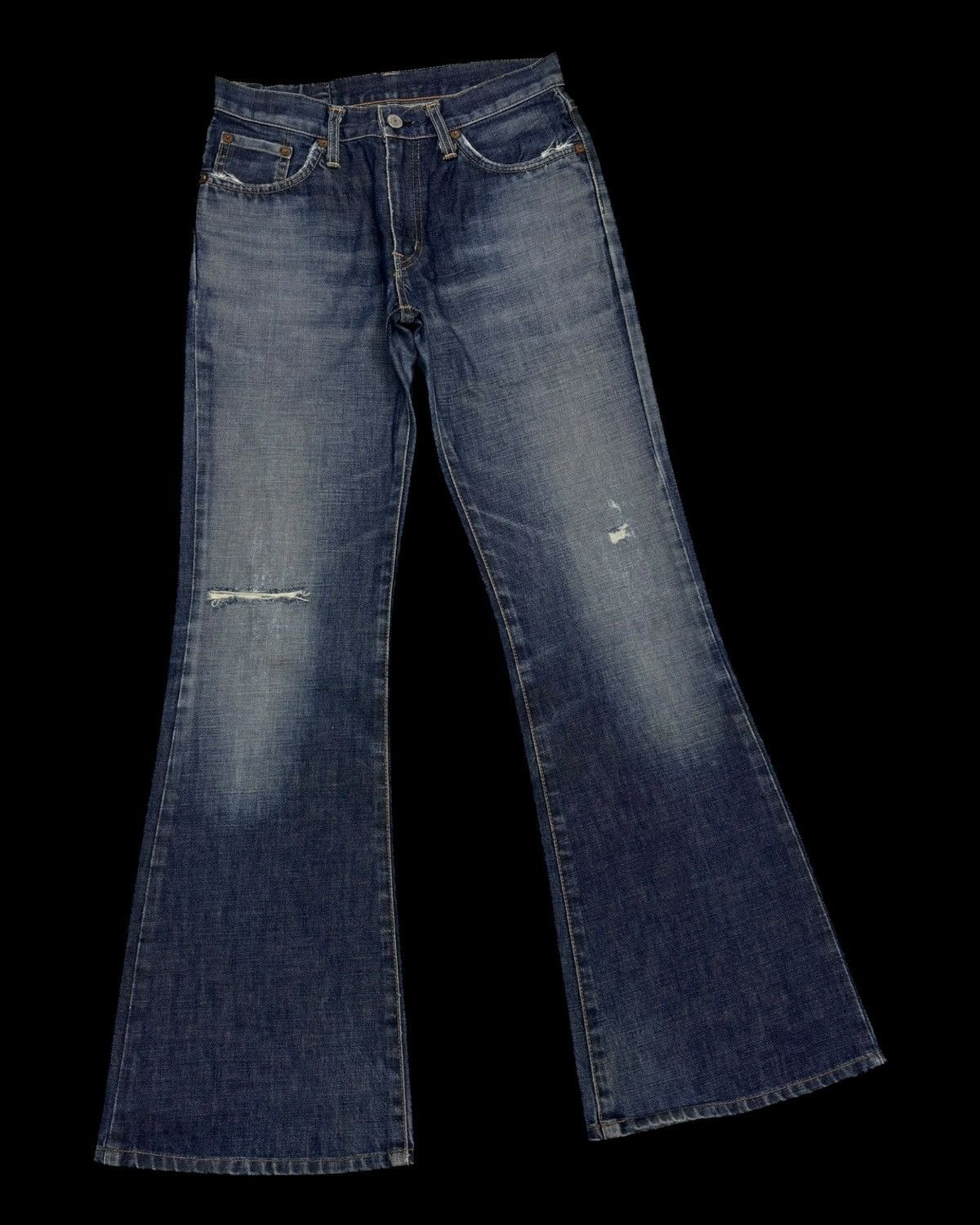 Edwin 🔥EDWIN 800sx FLARE JEANS DISTRESSED DENIM BOOTCUT JEANS Size US 28 / EU 44 - 3 Thumbnail